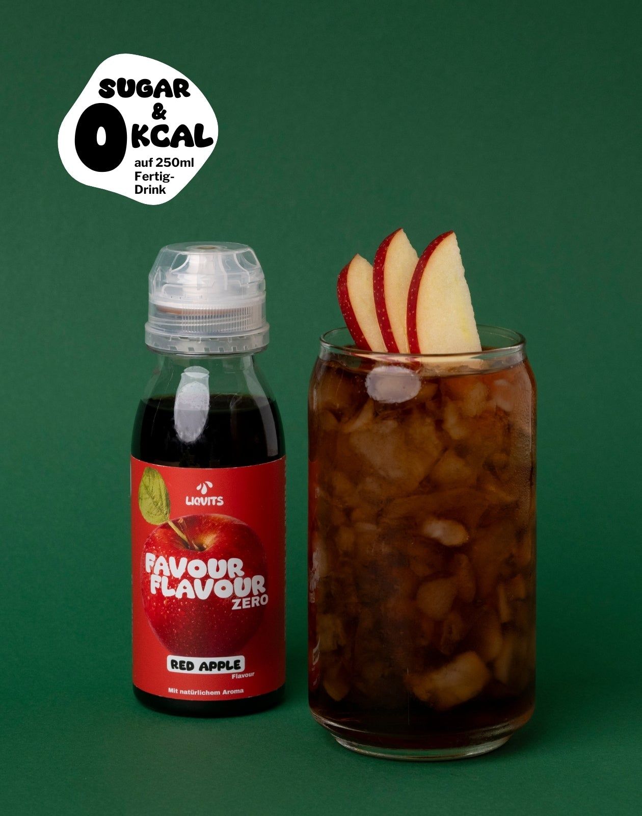 Favour Flavour Red Apple Sirup Zero mit natürlichem Aroma