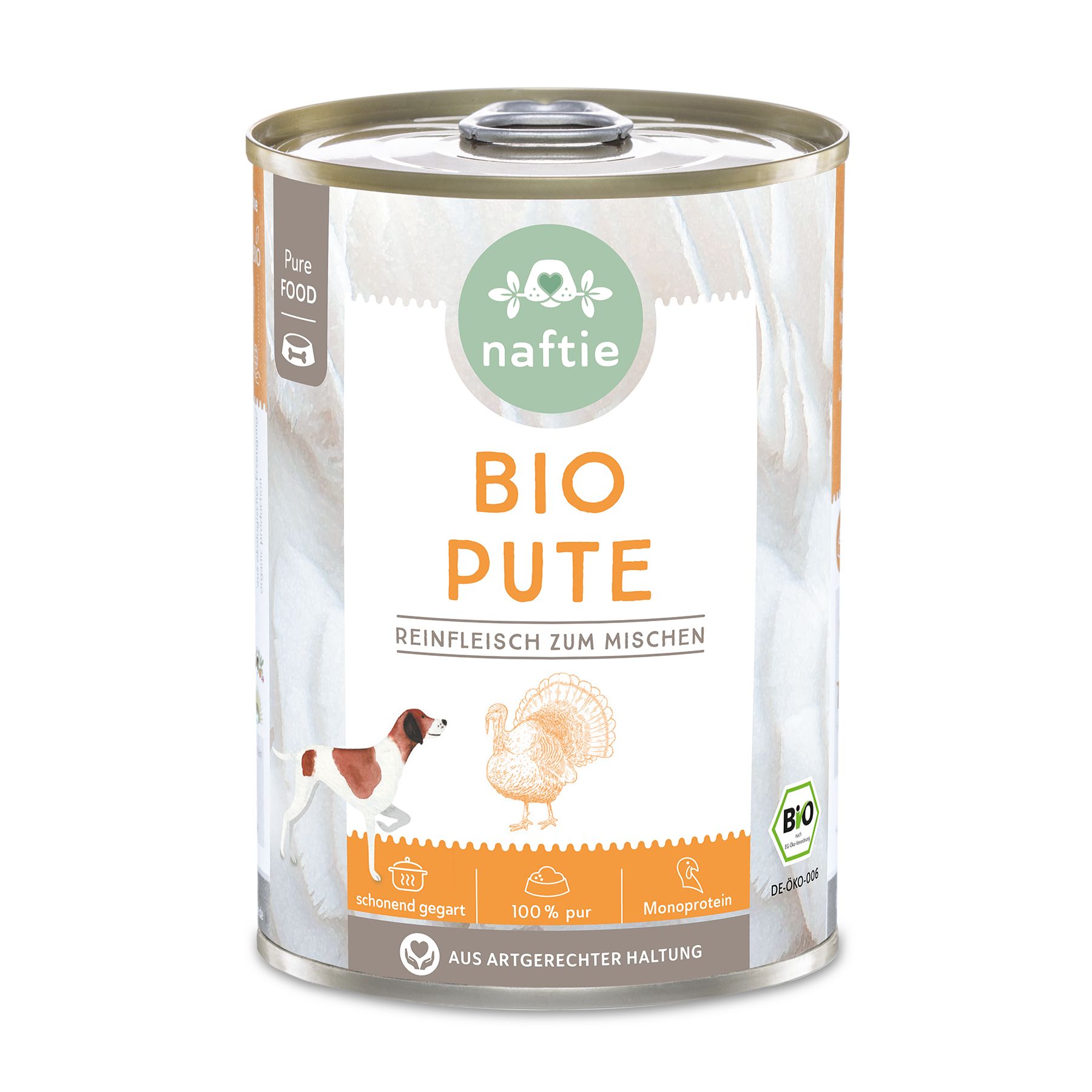 naftie 100% Bio-Pute 12x400 g Dose