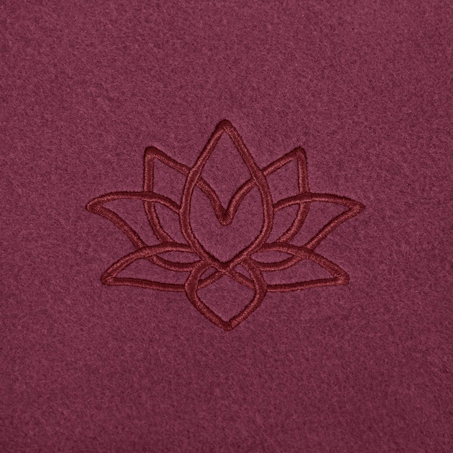 Yogadecke Asana Blanket, Fleece, bordeaux