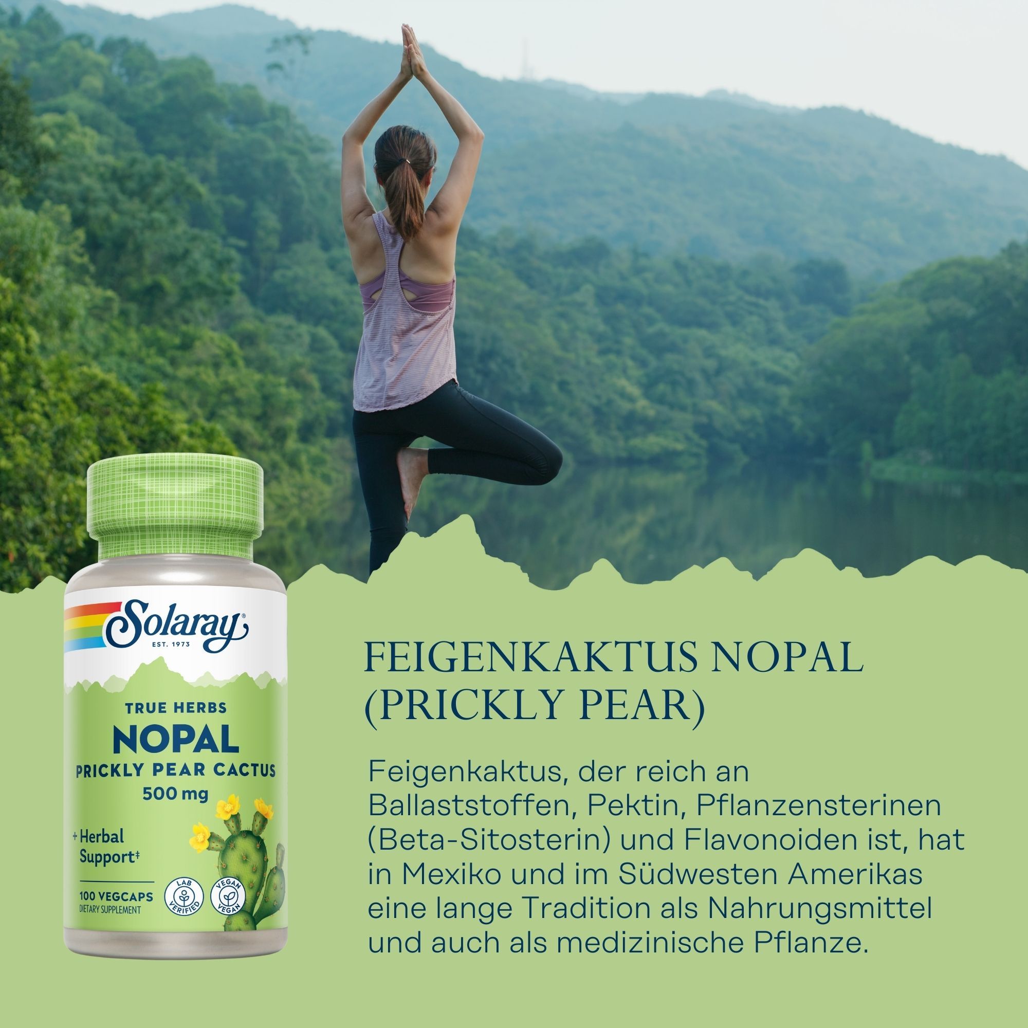 Solaray Feigenkaktus Nopal (Prickly Pear) 500 mg