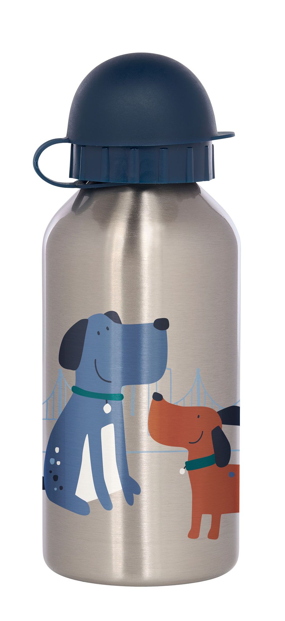 sigikid Edelstahl Trinkflasche 400 ml, Hund