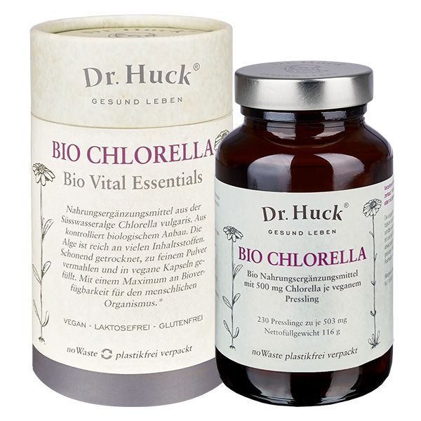 Dr. Huck Bio Chlorella Presslinge Vegan
