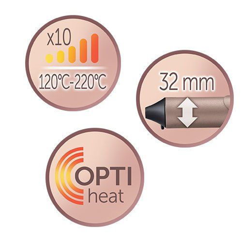 REMINGTON Lockenstab CI9132 PROluxe 32 mm Stab Display Keramik 120-210 °C