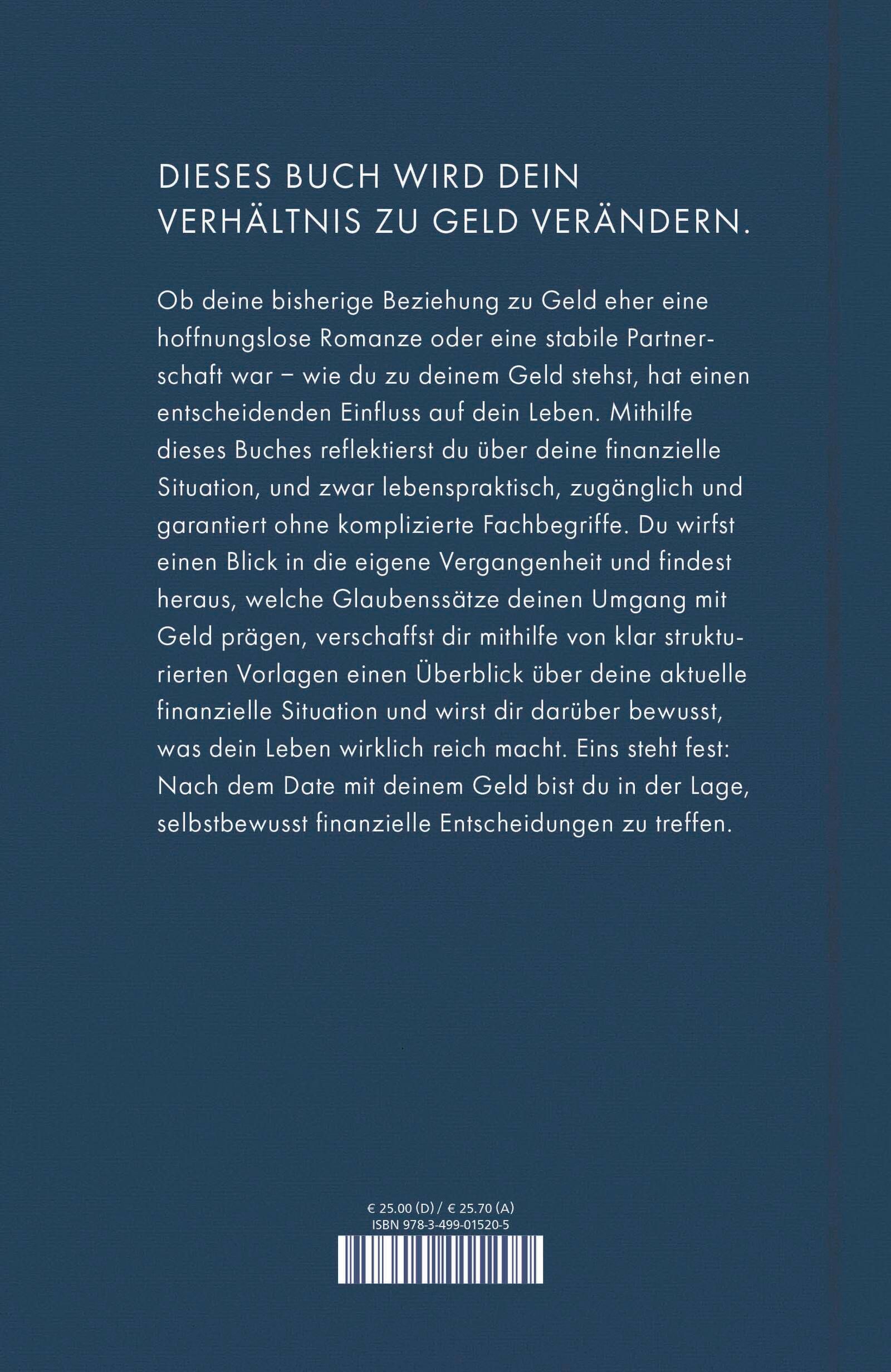 Buchrückseite mit Text in deutscher Sprache und Preisangaben. Barcode unten.