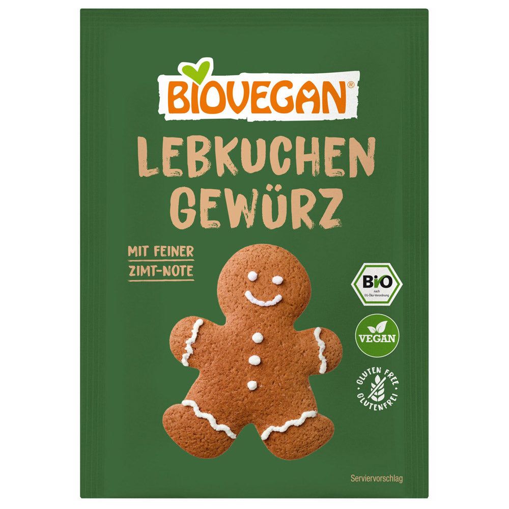 Biovegan Lebkuchen Gewürz mit Ceylon Zimt glutenfrei