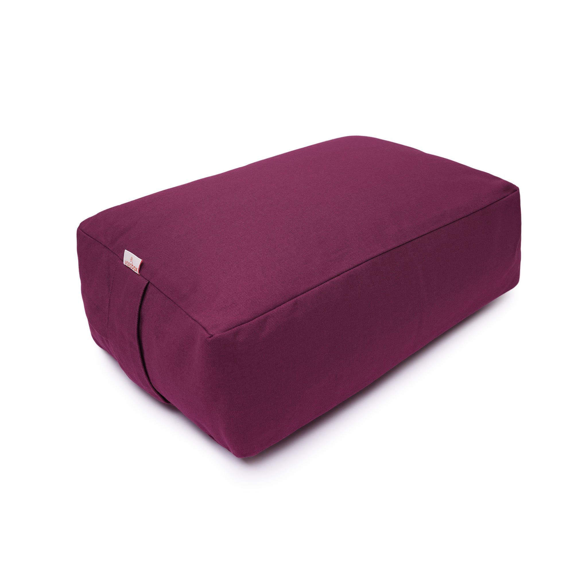 yogabox Vipassana Kissen XL - aubergine 45 x 33 13,0 cm 1 St