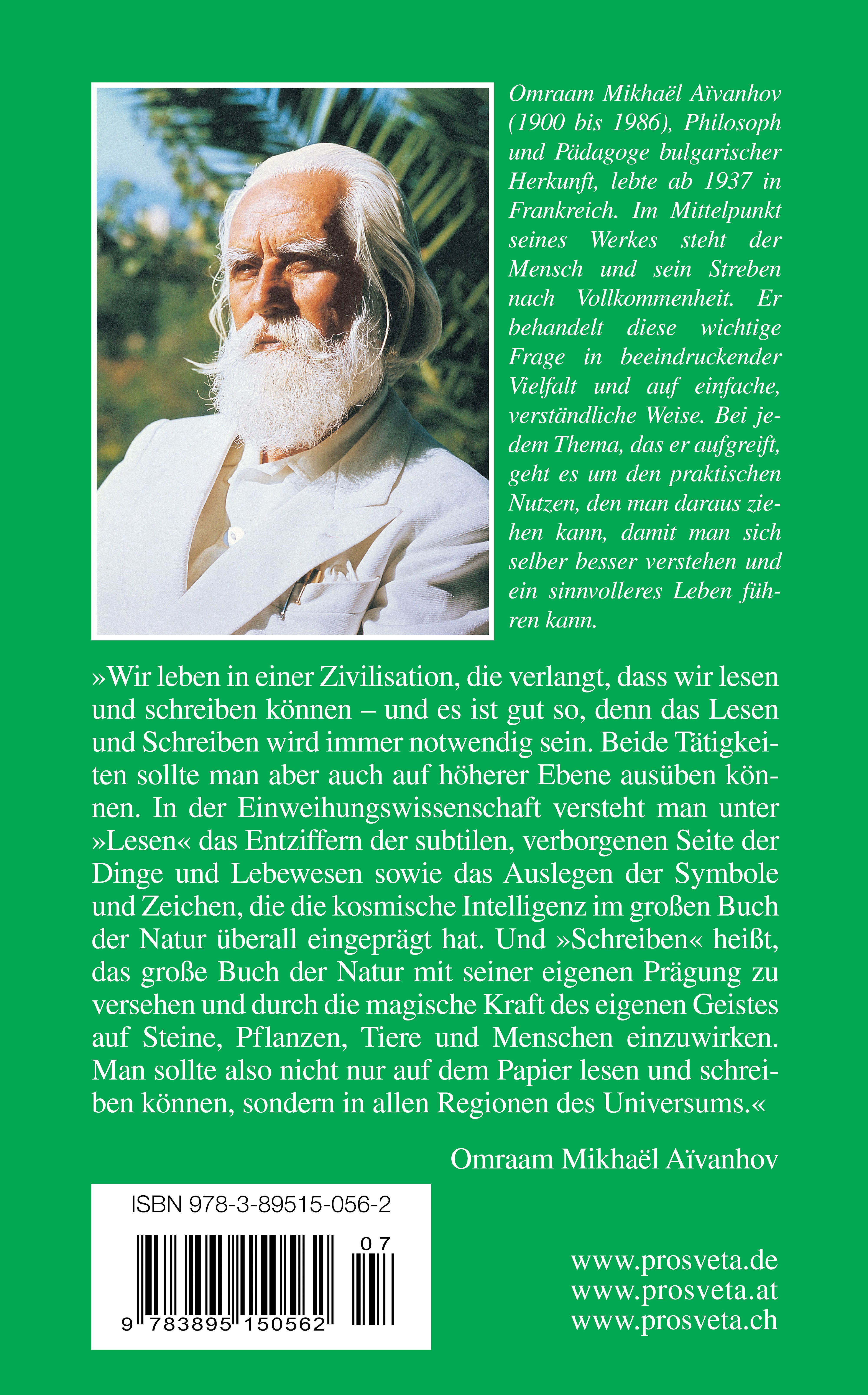 Rückseite des Buches "Geheimnisse aus dem Buch der Natur". Text, Autorenfoto, Verlagsinformationen und Barcode.