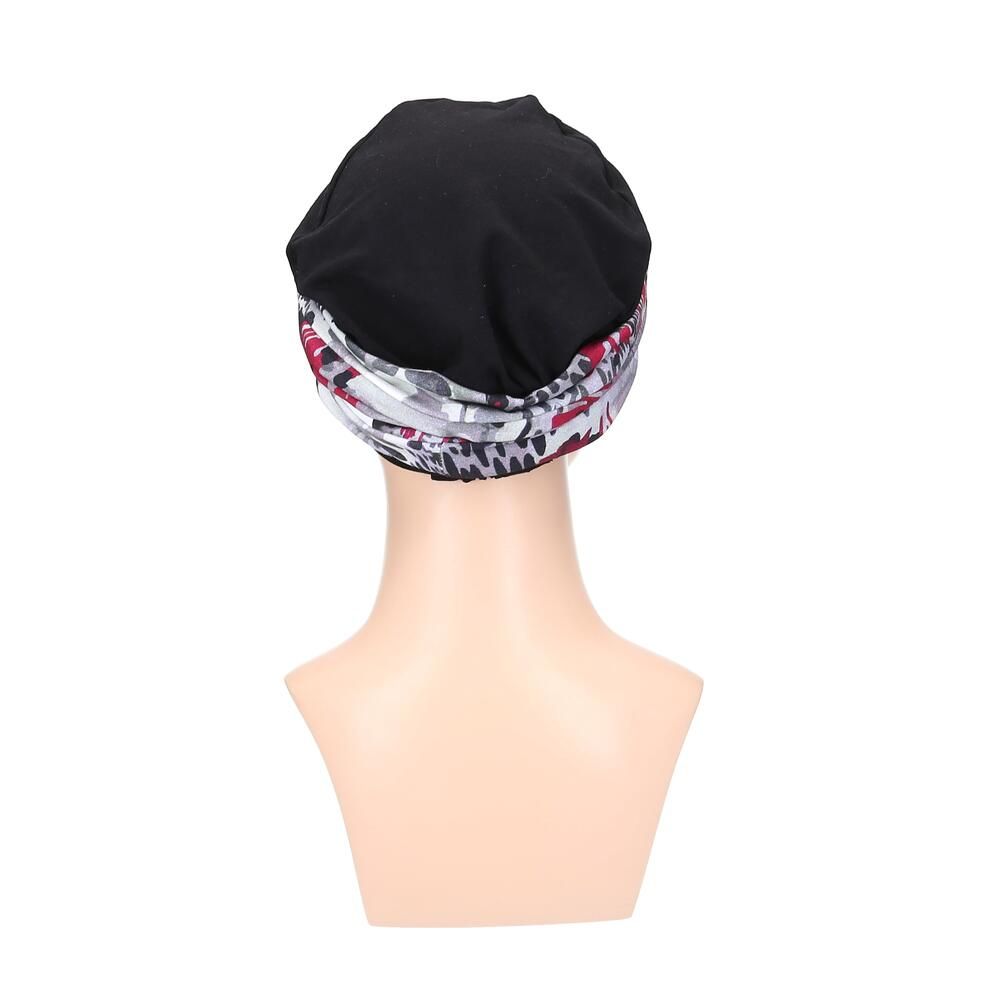 Turbanband Katja von Turbane - designs by Lofty in Red/Grey mix