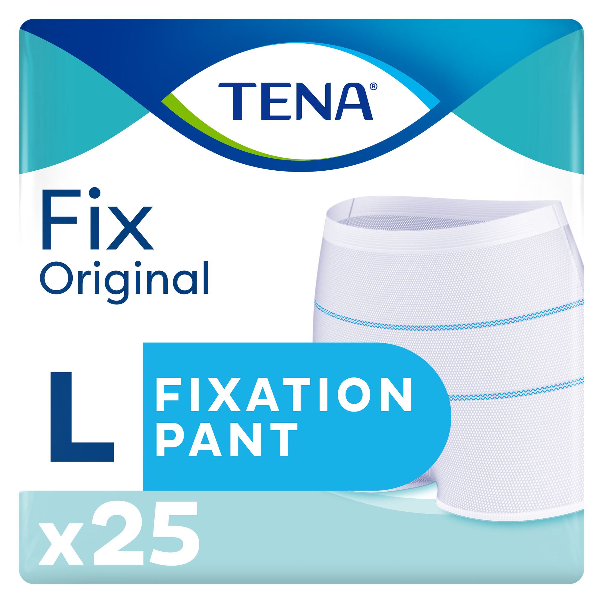 TENA Fix Original Fixation Pant, Größe L, Packung mit 25 Stück.