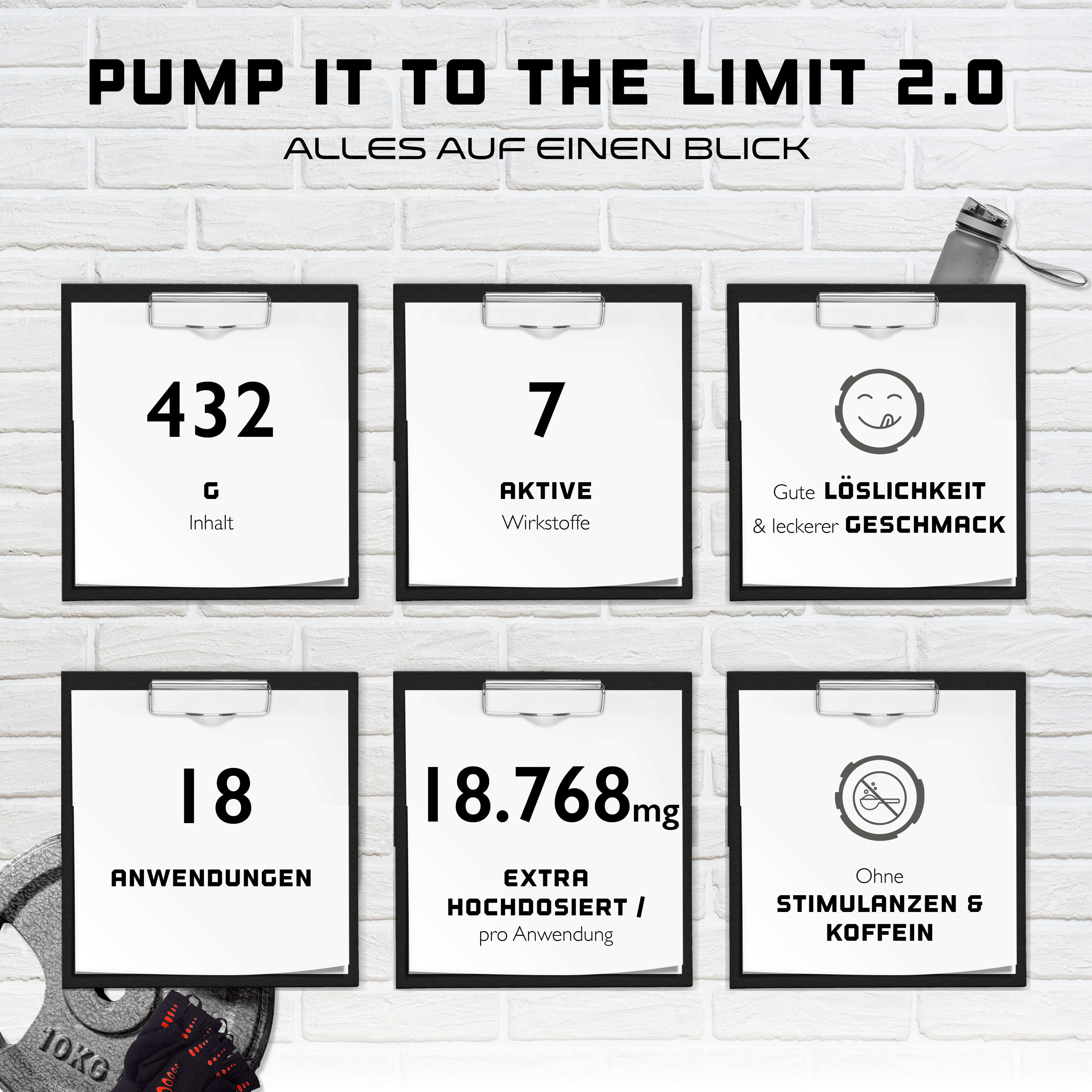 GEN Pump it to the Limit 2.0 - Pre Workout & Trainings Booster