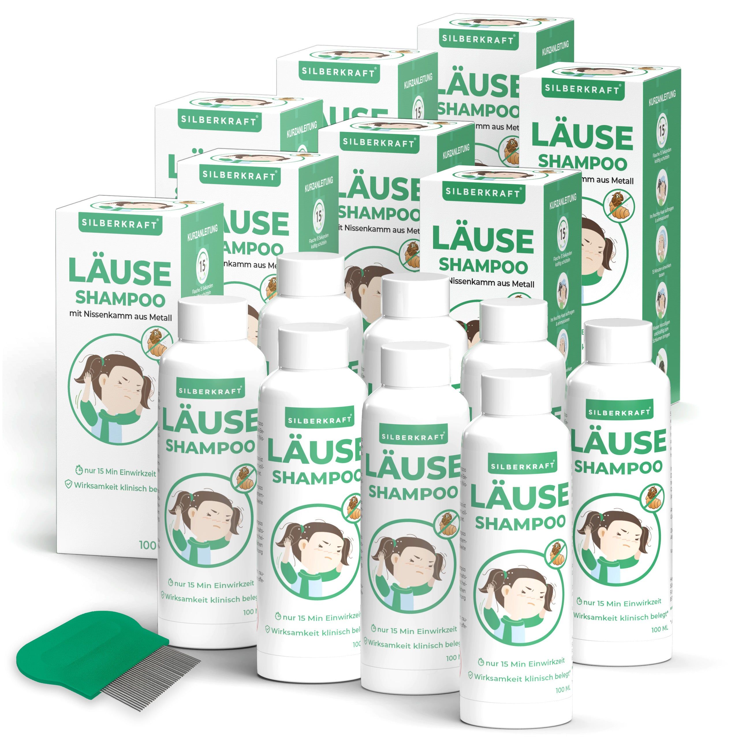 SILBERKRAFT Läuseshampoo