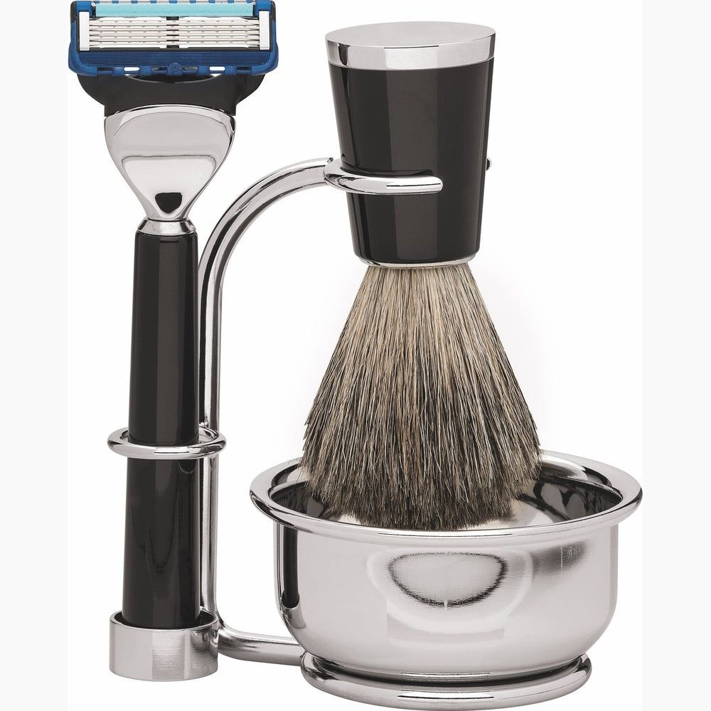 Erbe Solingen New York Rasierset Gillette Fusion Schwarz 4-teilig 1 St