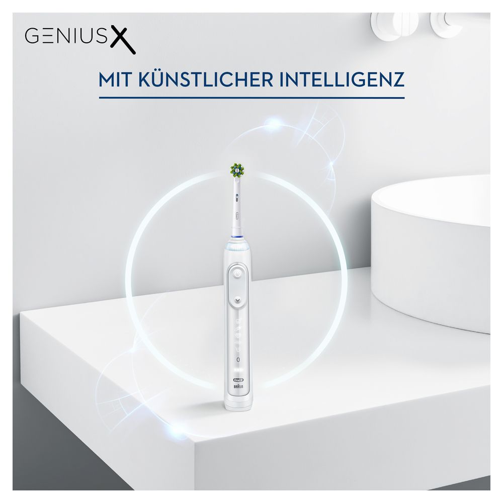 Oral-B - Elektrische Zahnbürste 'Genius X White' in Weiß 1 St