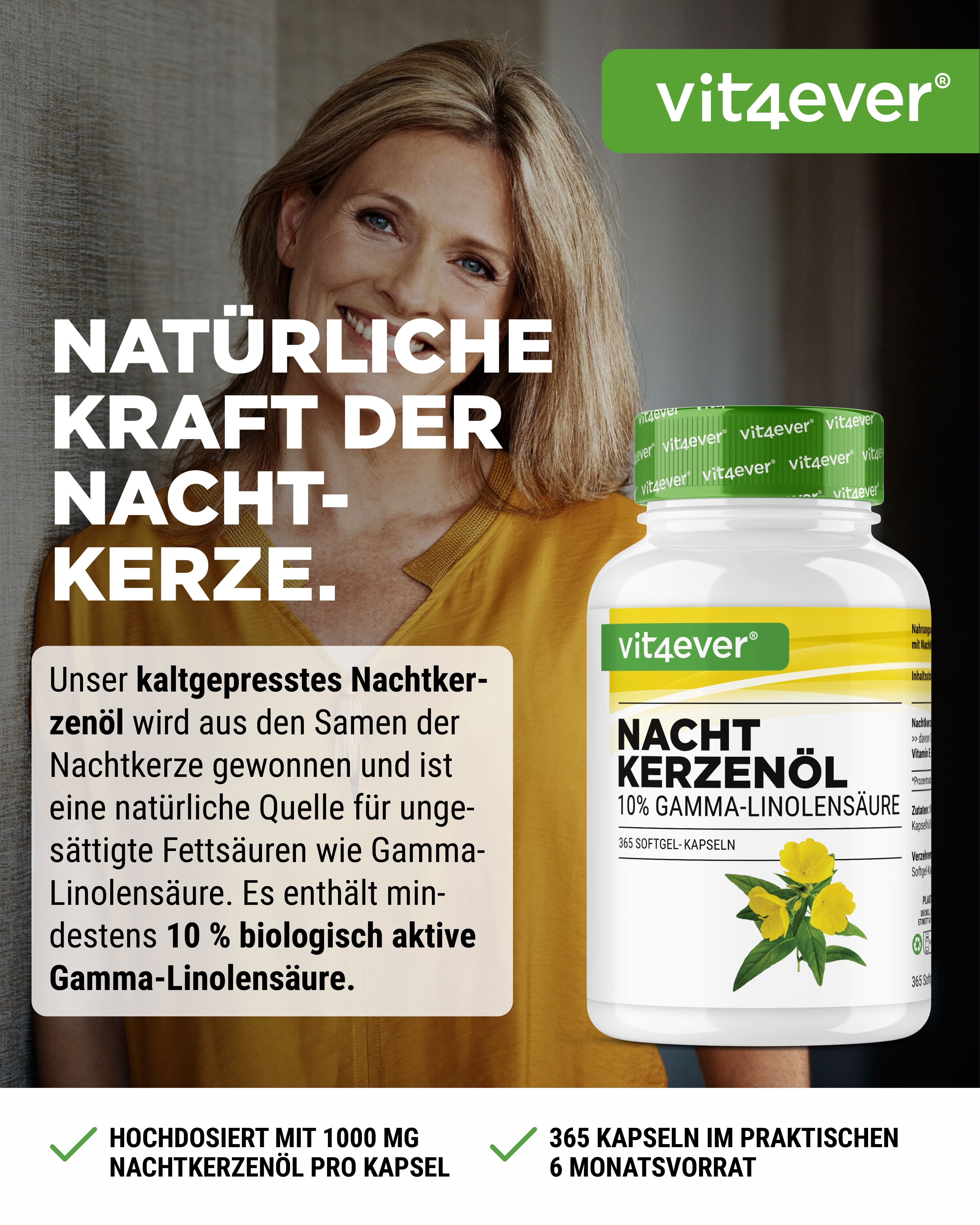 vit4ever Nachtkerzenöl