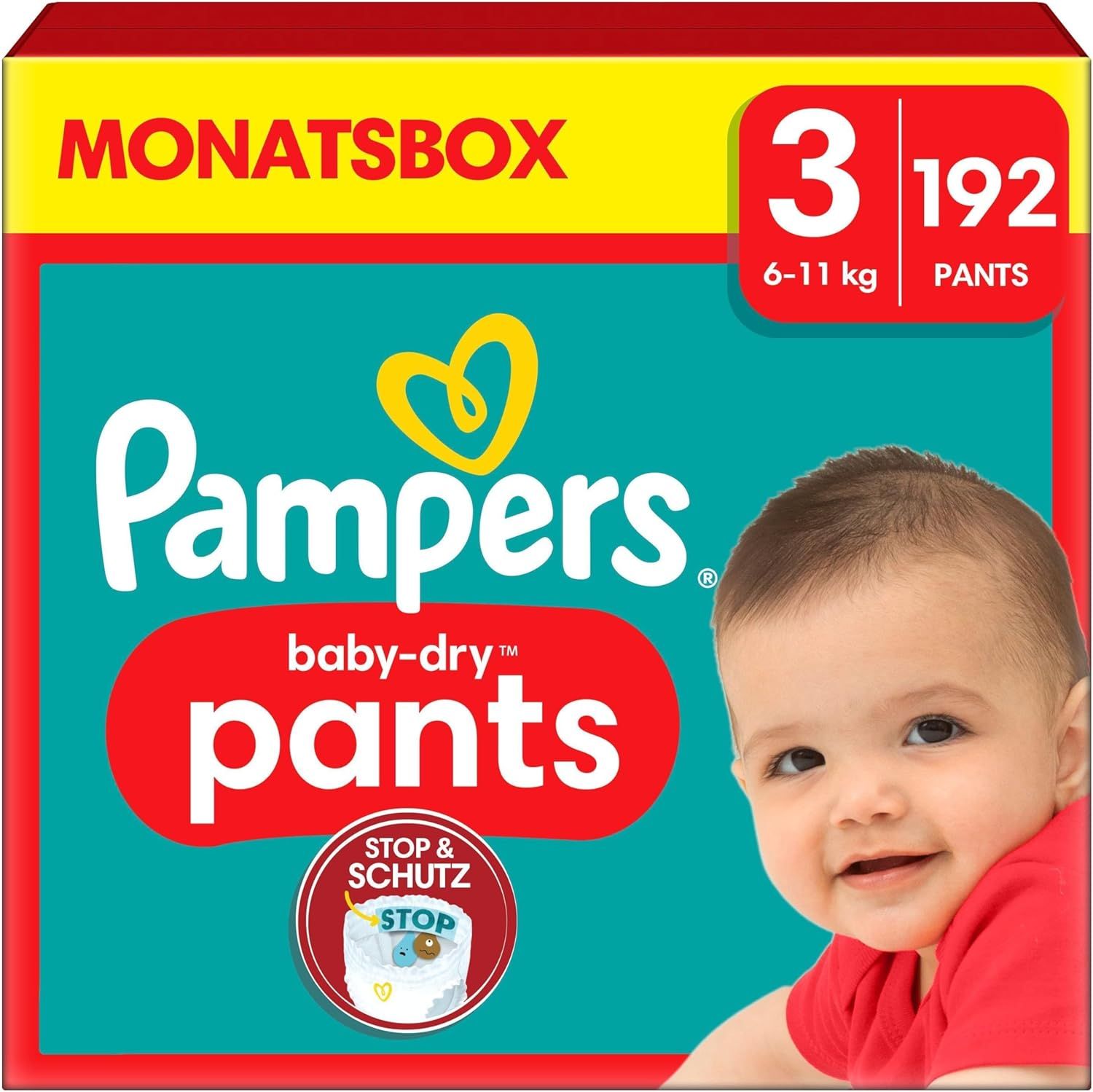 Pampers Windeln Pants Größe 3 (6-11kg) Baby-Dry