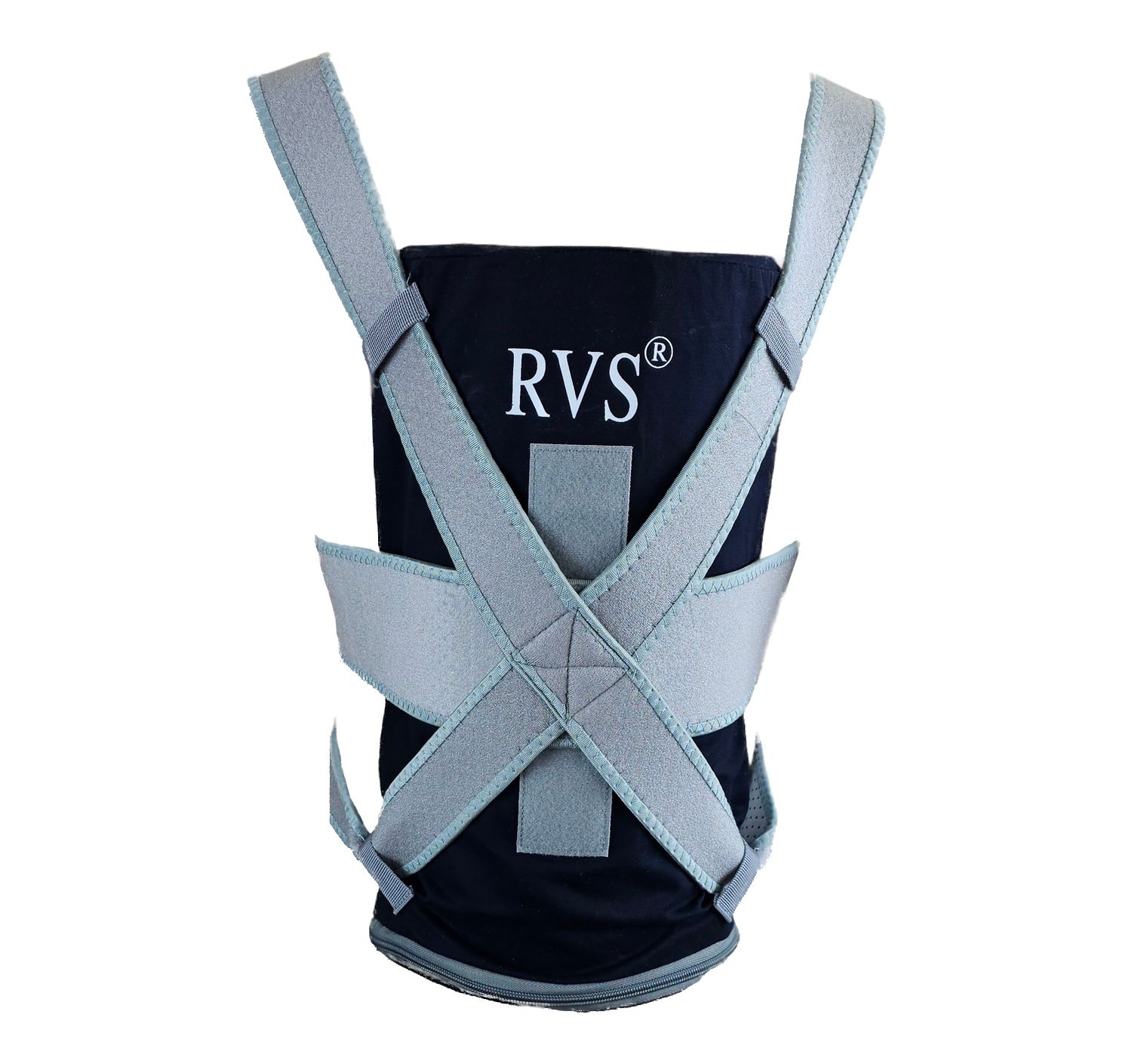 SR-Vario 3-stufiges Rückenlageverhinderungs Training Bandage  mit Lufteinsatz und Crossgurt