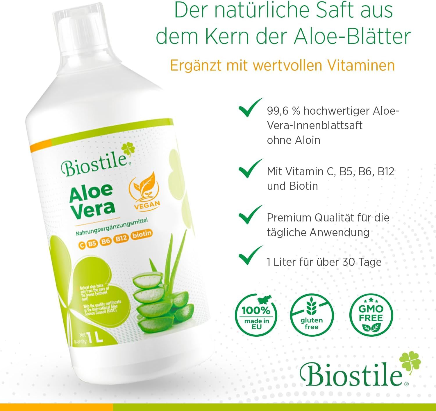 Biostile Aloe Vera Saft Angebot