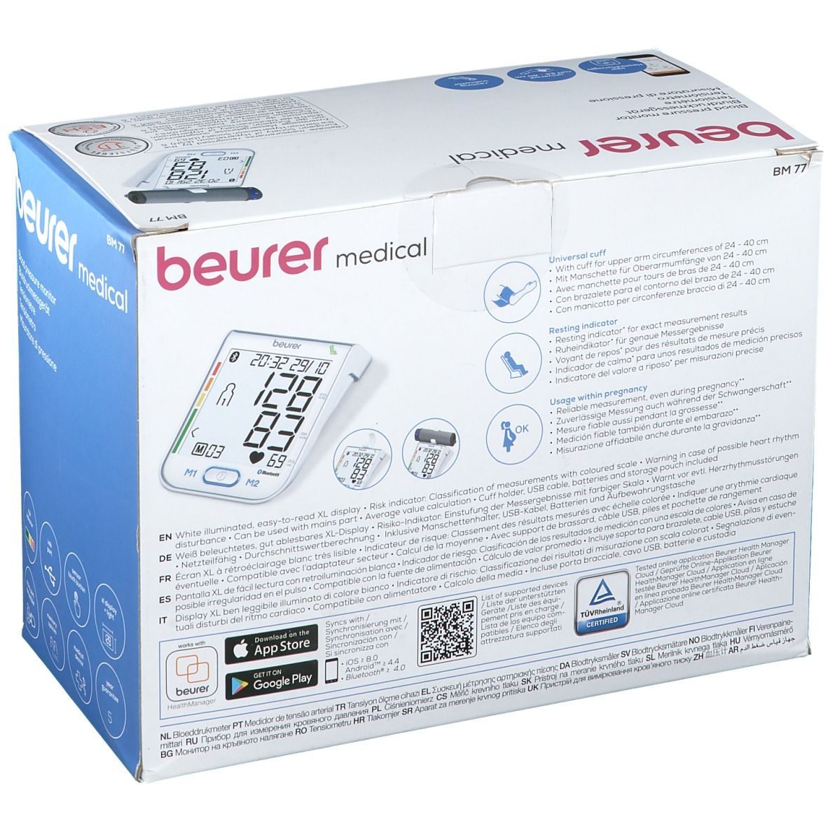 beurer BM77 Oberarm Blutdruckmessgerät