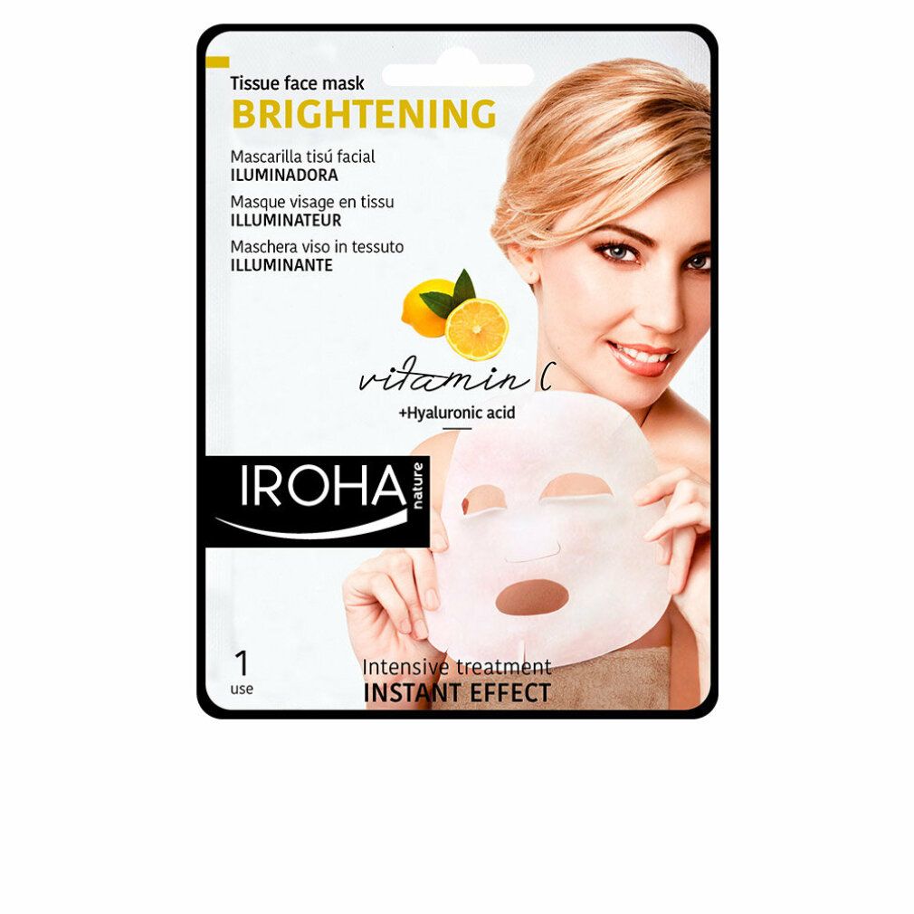 Iroha Nature Brightening Tissue Face Mask Vitamin c 1 Einheit St