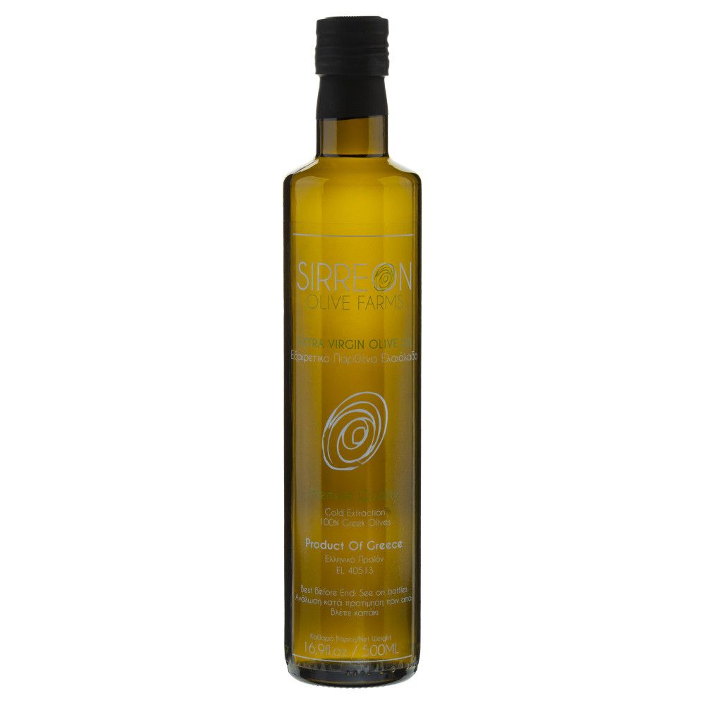 Sirreon Natives Olivenöl Extra, Premium Qualität, Säuregehalt 0,4 % 500 ml