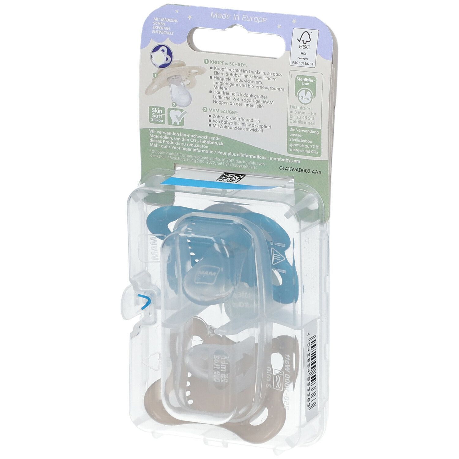 MAM Original Pure Night Silikon 0-6 boy (Farbe nicht frei wählbar)