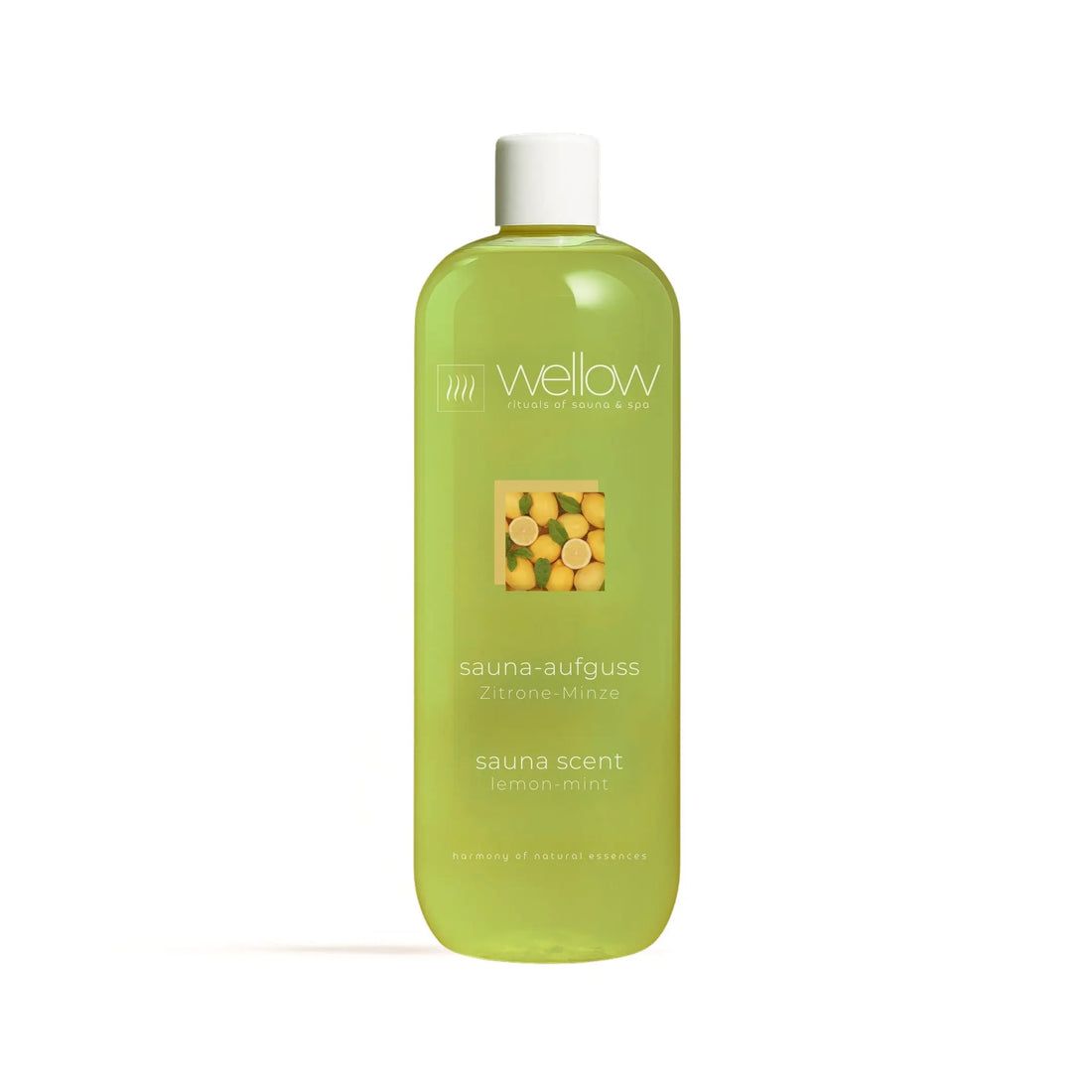 Wellow Sauna-Aufguss Zitrone-Minze 1000 ml Konzentrat