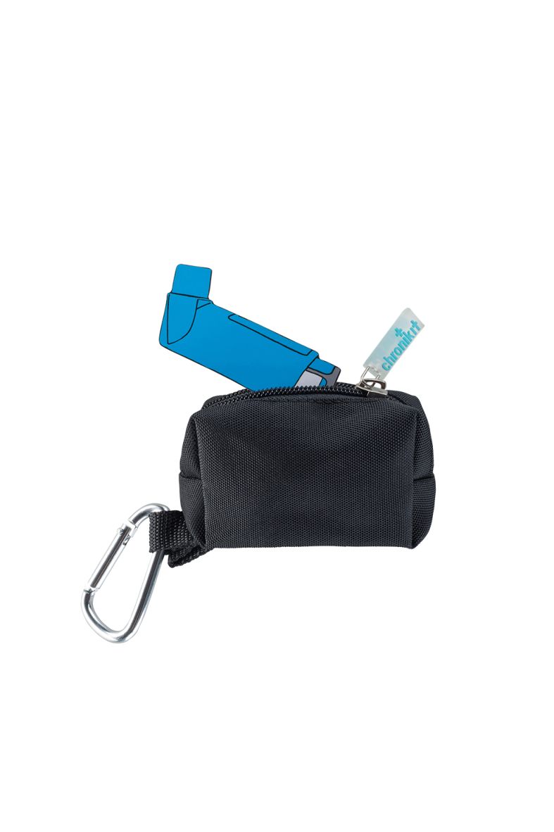 chronikit, NotfallSet "honey comb blue" für chronisch Erkrankte bei Asthma und Allergie