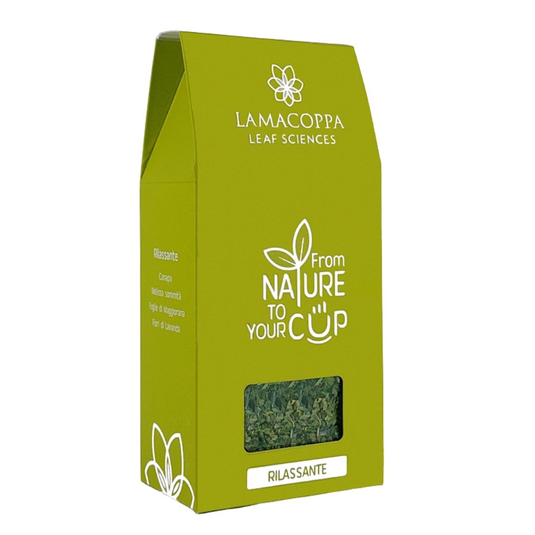 Tisana alla Canapa Rilassante Bio Sonno Naturale & Relax Profondo Lamacoppa Leaf Sciences