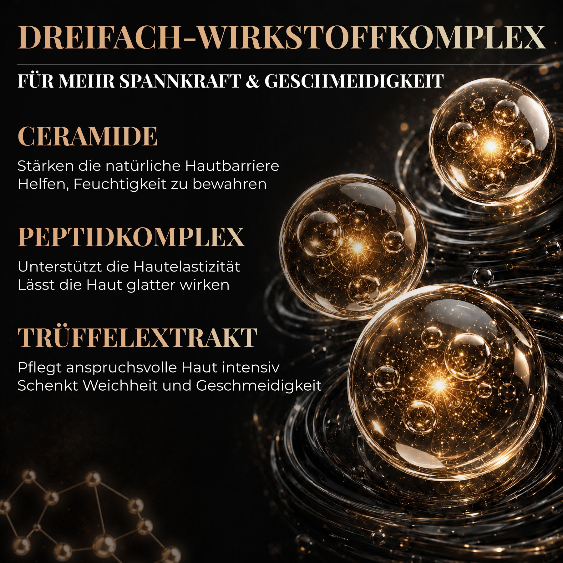 KORMESIC Gesichtscreme für Hautstraffung Feuchtigkeit Peptidkomplex