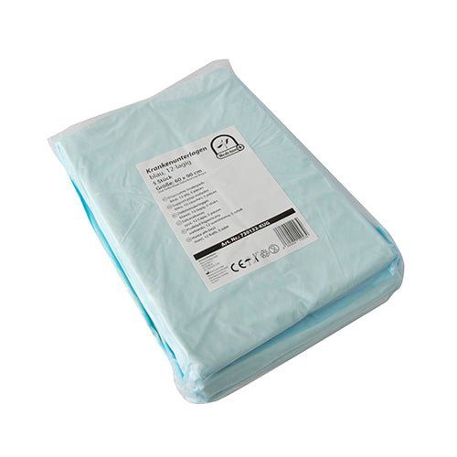 Medi-Inn Krankenunterlagen 60x60cm - 4-lagig, Saugstark & Wasserdicht, 100 Stück