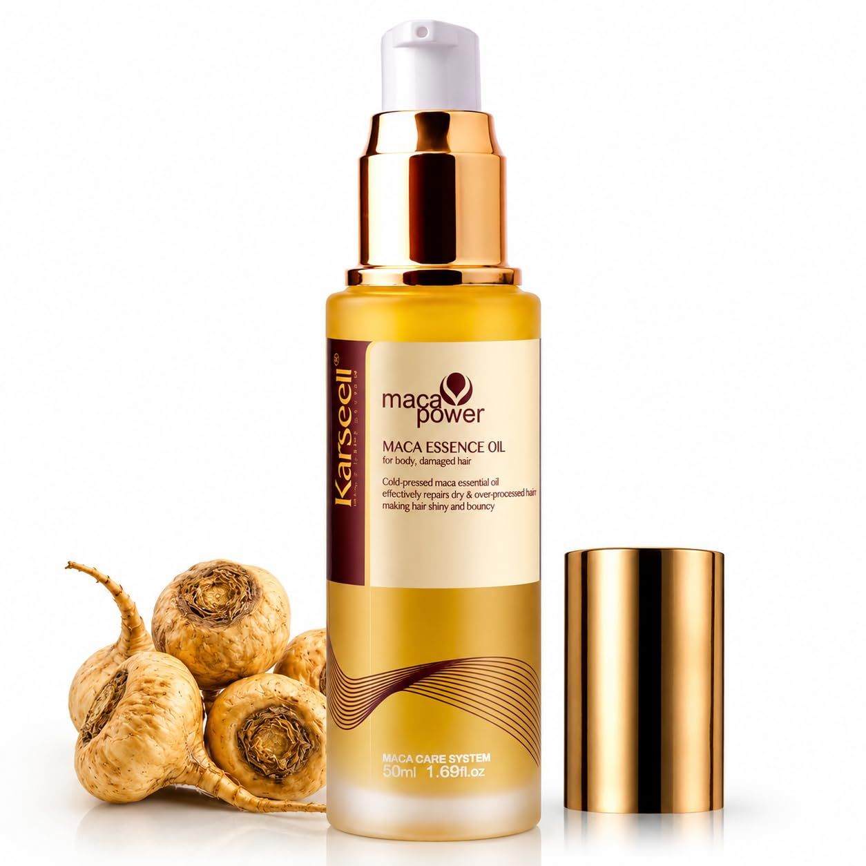 Karseell Arganöl-Haarserum – Glanz, Pflege und Anti-Frizz-Finish 50 ml Öl