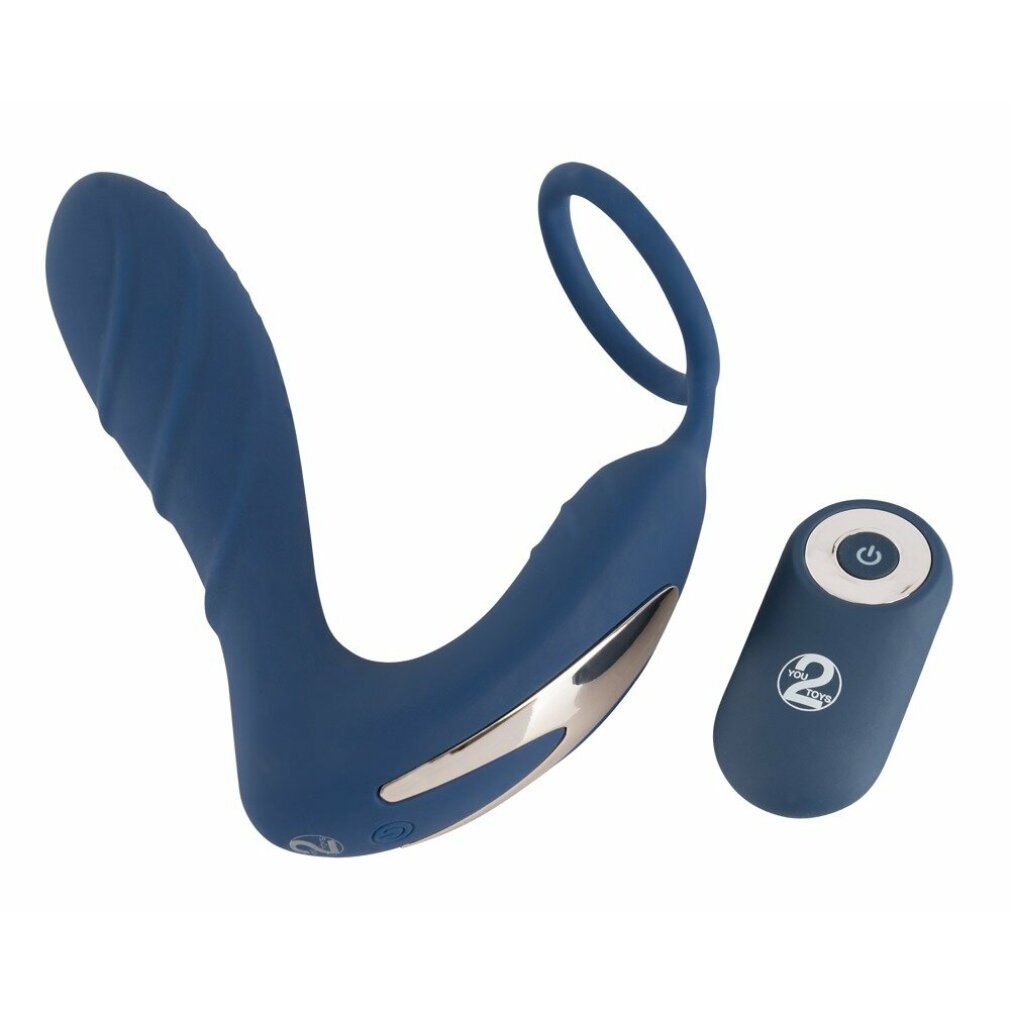 Analplug mit Penisring und Perineumreizer, Fernbedienung | 10 Vibrationsmodi | You2Toys