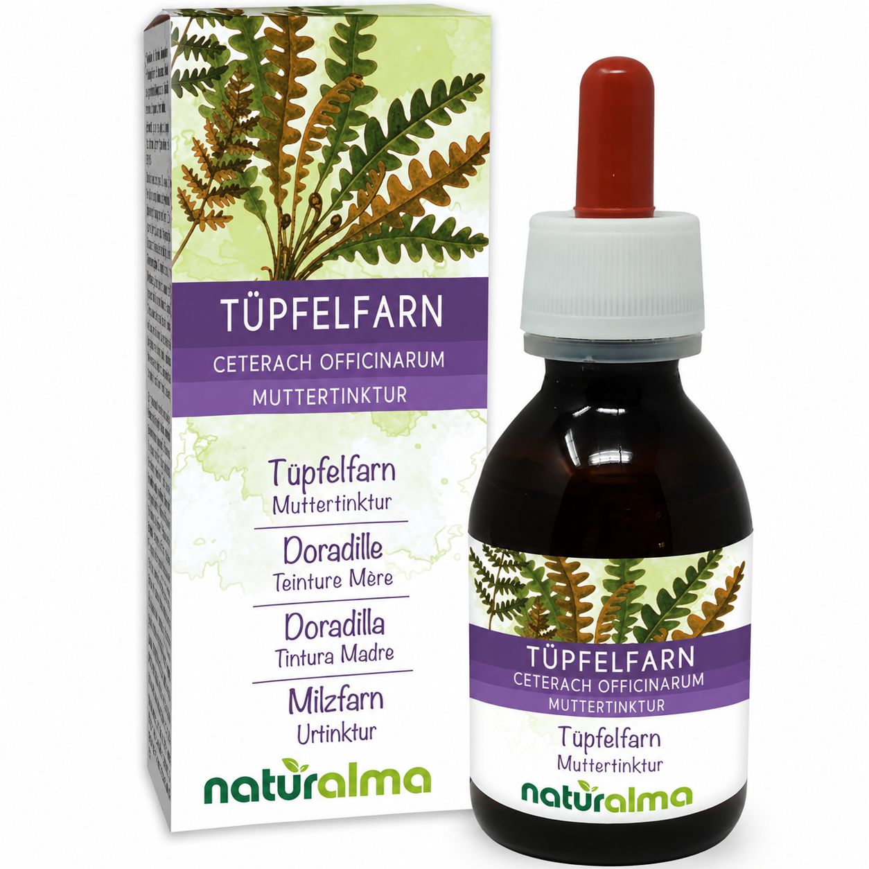 Naturalma Milzfarn (Ceterach officinarum) alkoholfreie Tropfen 120 ml