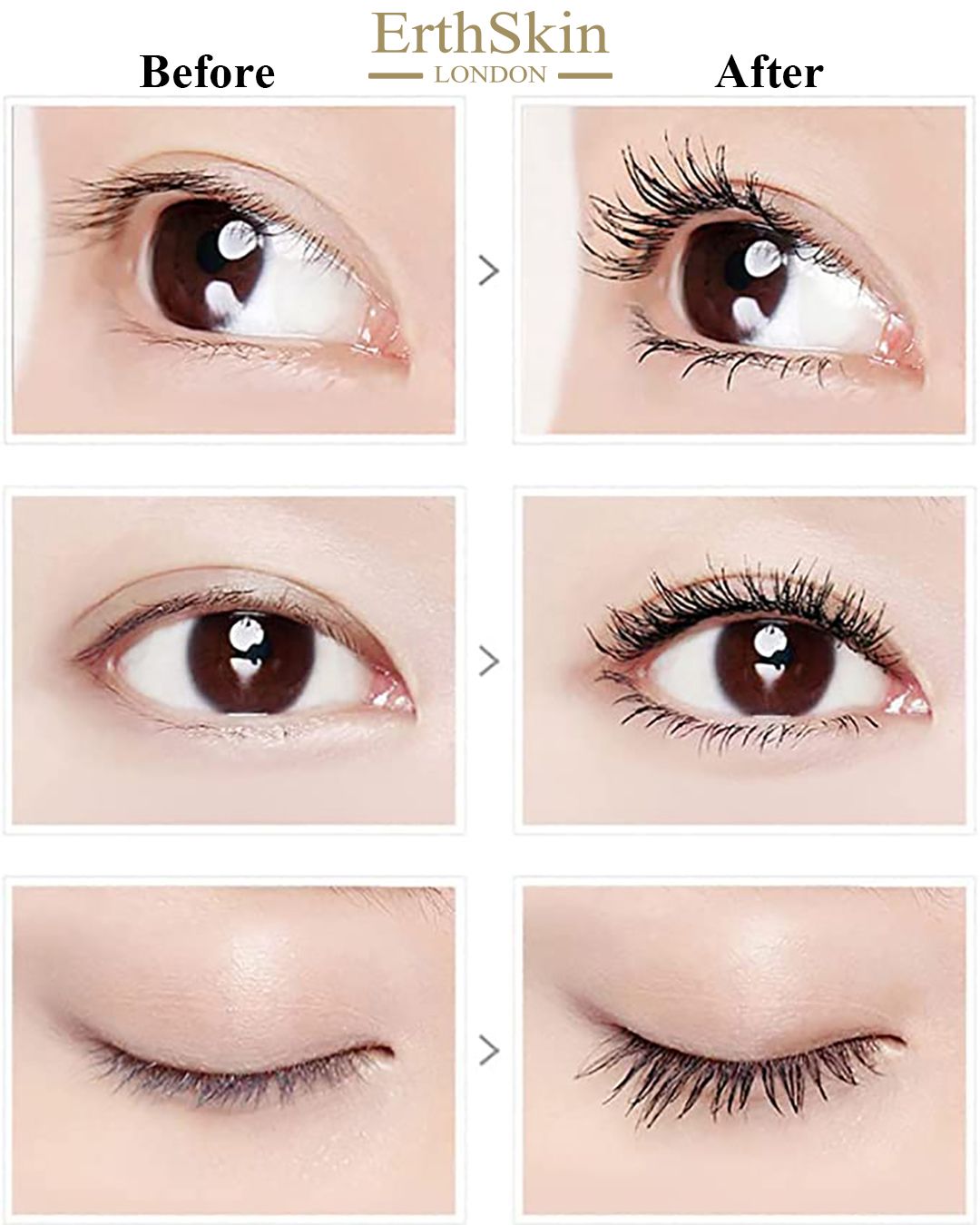 ErthSkin London Wasserfeste Wimpernlifting-Mascara