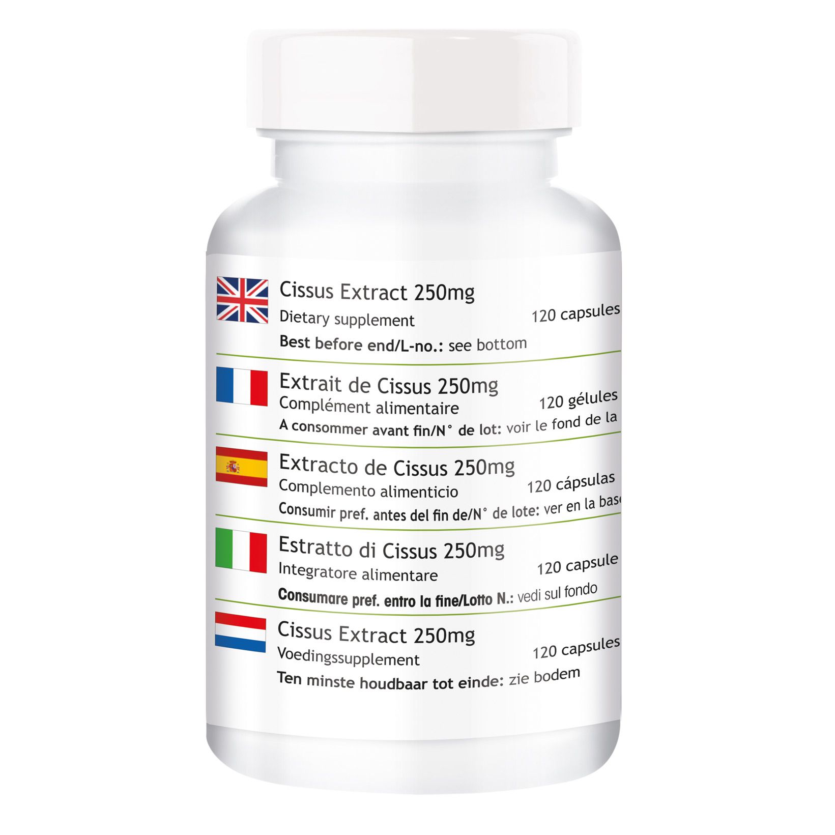 Warnke Vitalstoffe | Cissus Extrakt 250mg