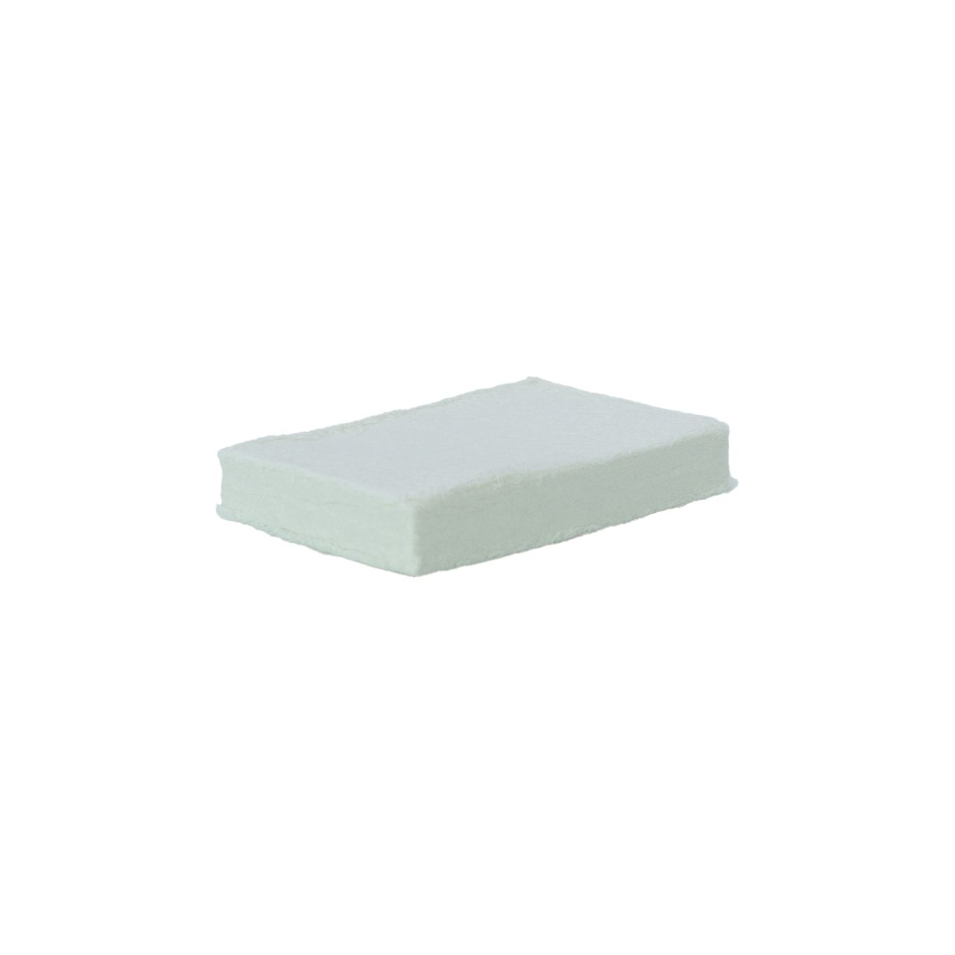 Rechteckiges, weißes, komprimiertes Gaze-Pad. Produkt: WERO MED-X® TACTICAL COMPRESSED GAUZE®.