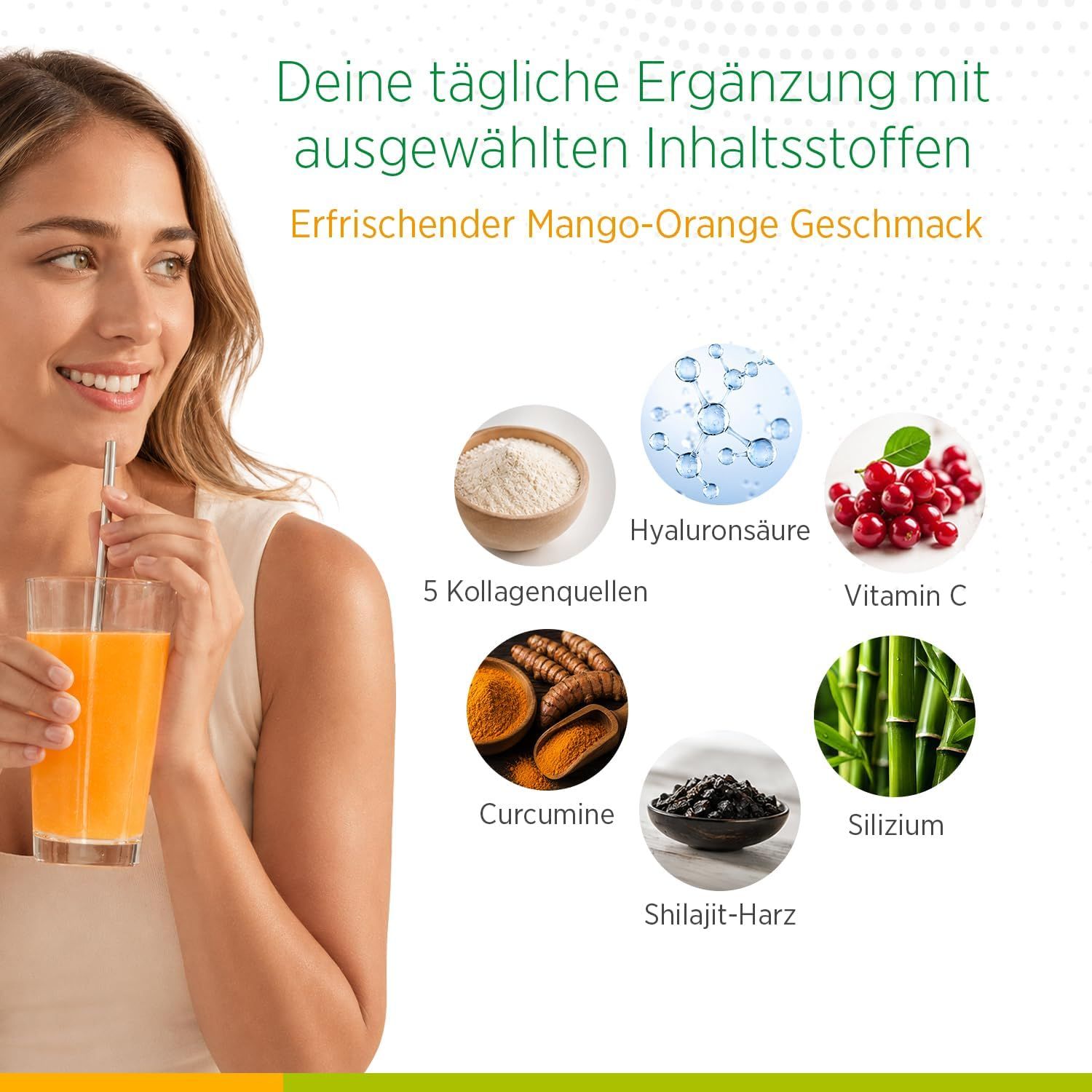 Biostile Collagen Powder Blend + Hyaluronic Acid – Kollagen Hydrolysat Pulver