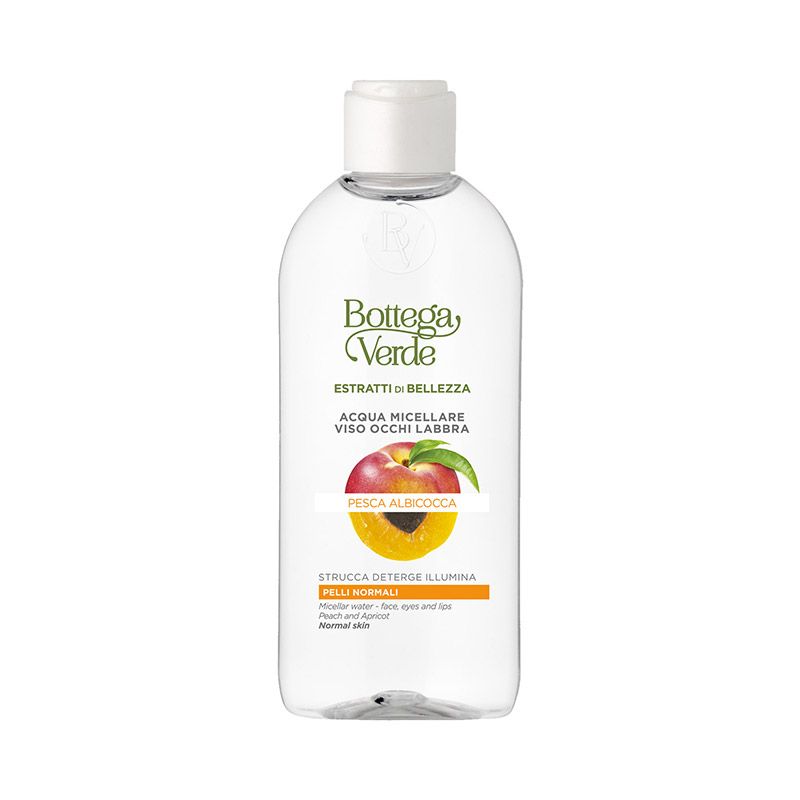 Bottega Verde Acqua micellare - viso occhi labbra - Pesca e Albicocca