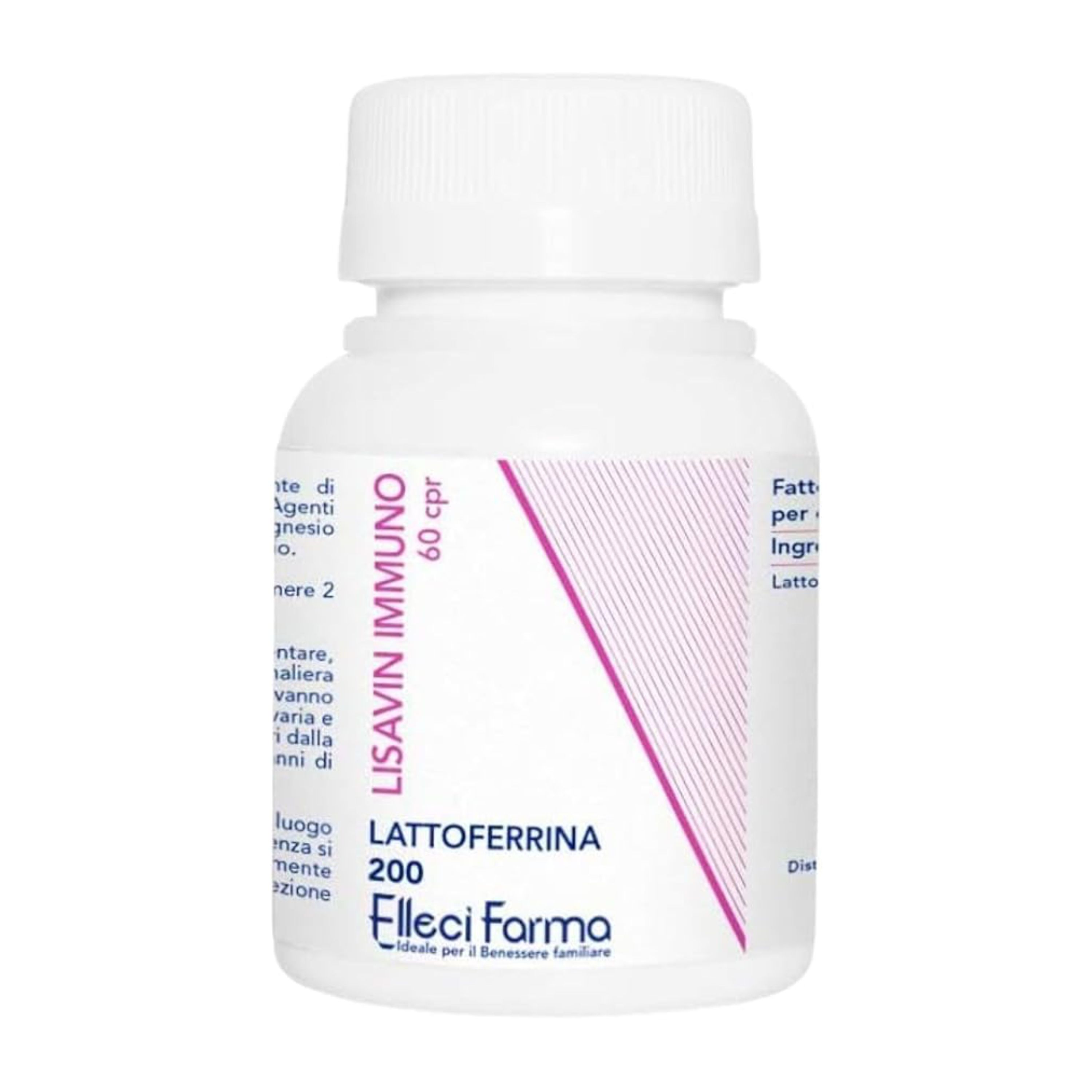 Elleci Farma - Lisavin Immuno Integratore Lattoferrina 200mg Echinacea Vitamina C 60cpr