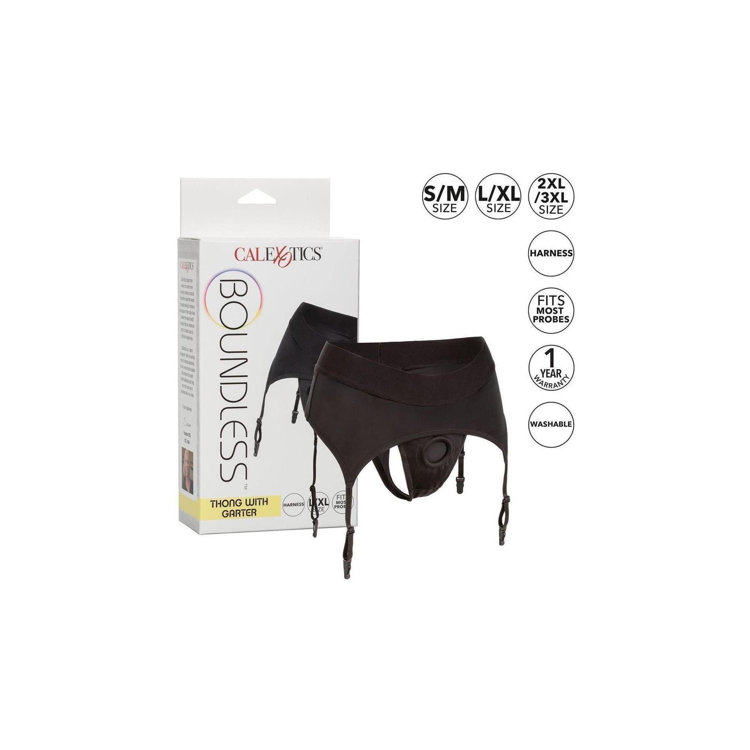 CalExotics - Boundless Thong with Garter