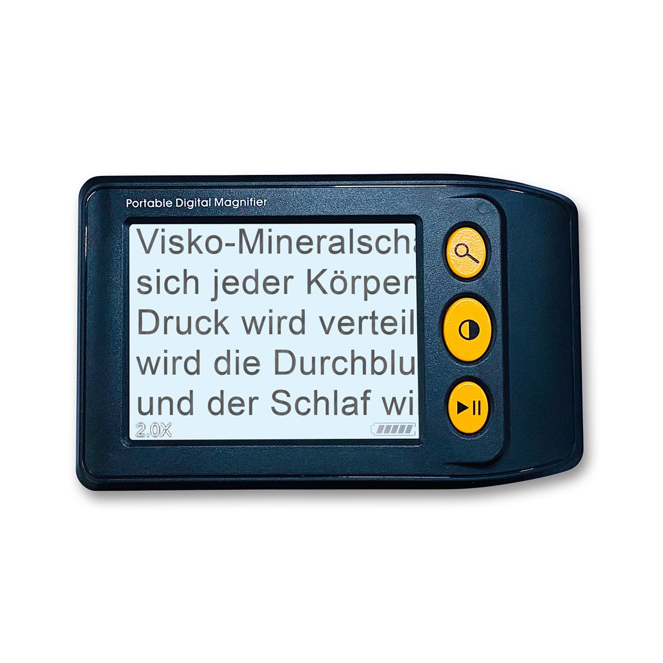 aktivshop igitale Leselupe Lesehilfe, 2 bis 25-fache Vergrößerung, Lupe zum Lesen, klein & leicht