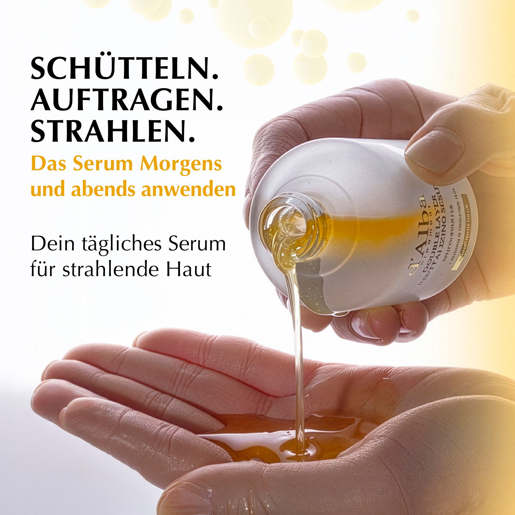 d'Alba Gesichtsserum White Truffle Double Layer Revitalizing