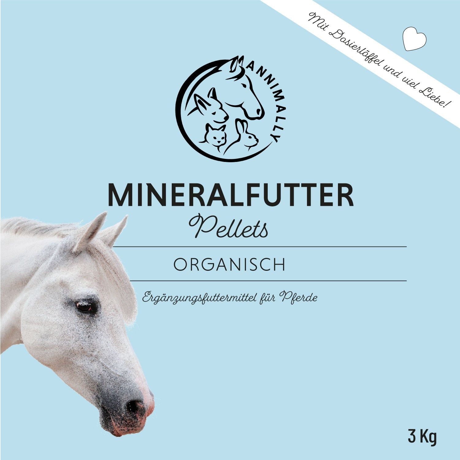 Annimally Mineralfutter Pellets Organisch 3 kg