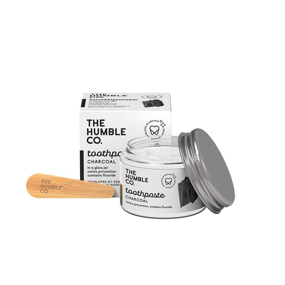 The Humble Co. Zahnpasta im Glas Aktivkohle 50 ml