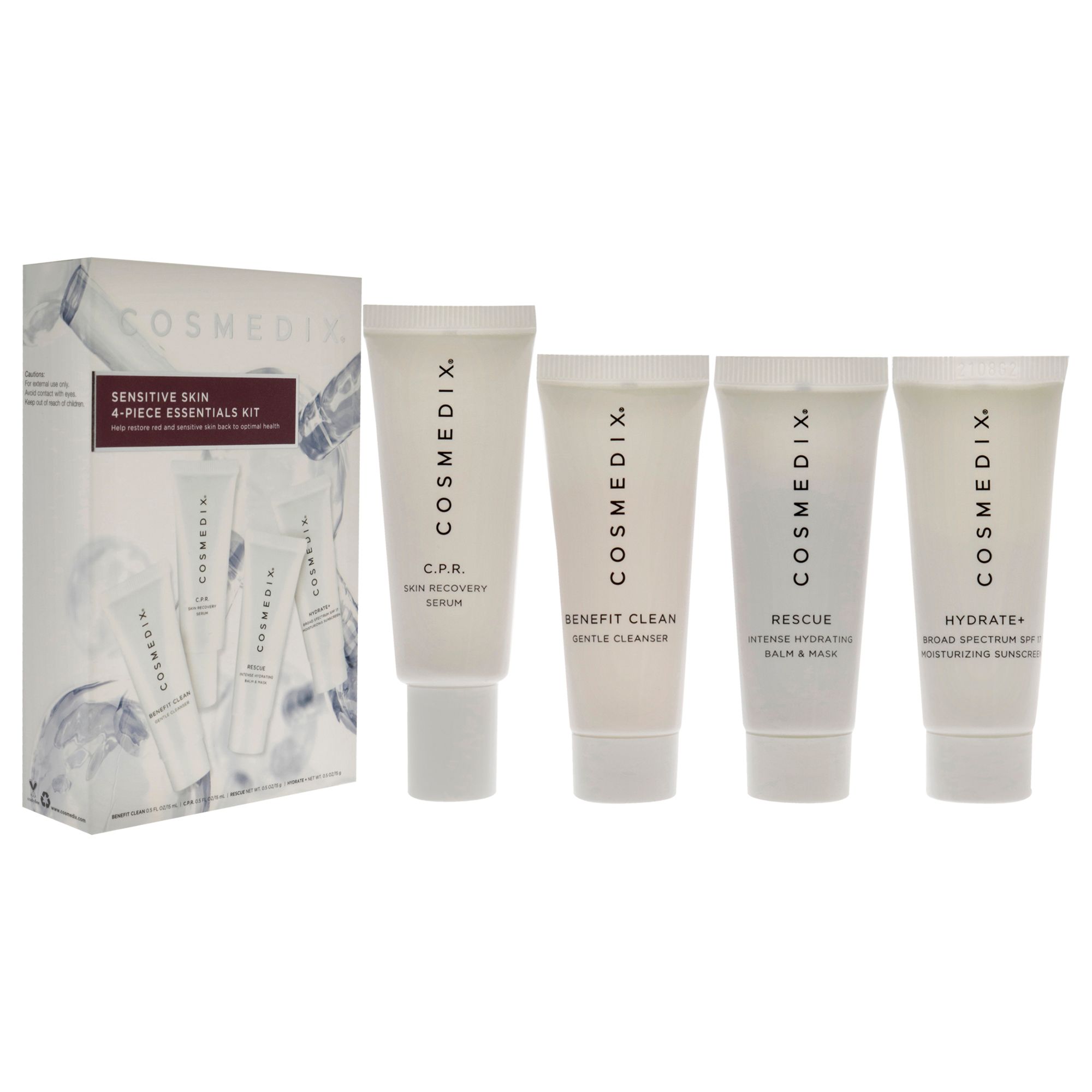 Sensitive Skin Essentials Kit von Cosmedix für Unisex