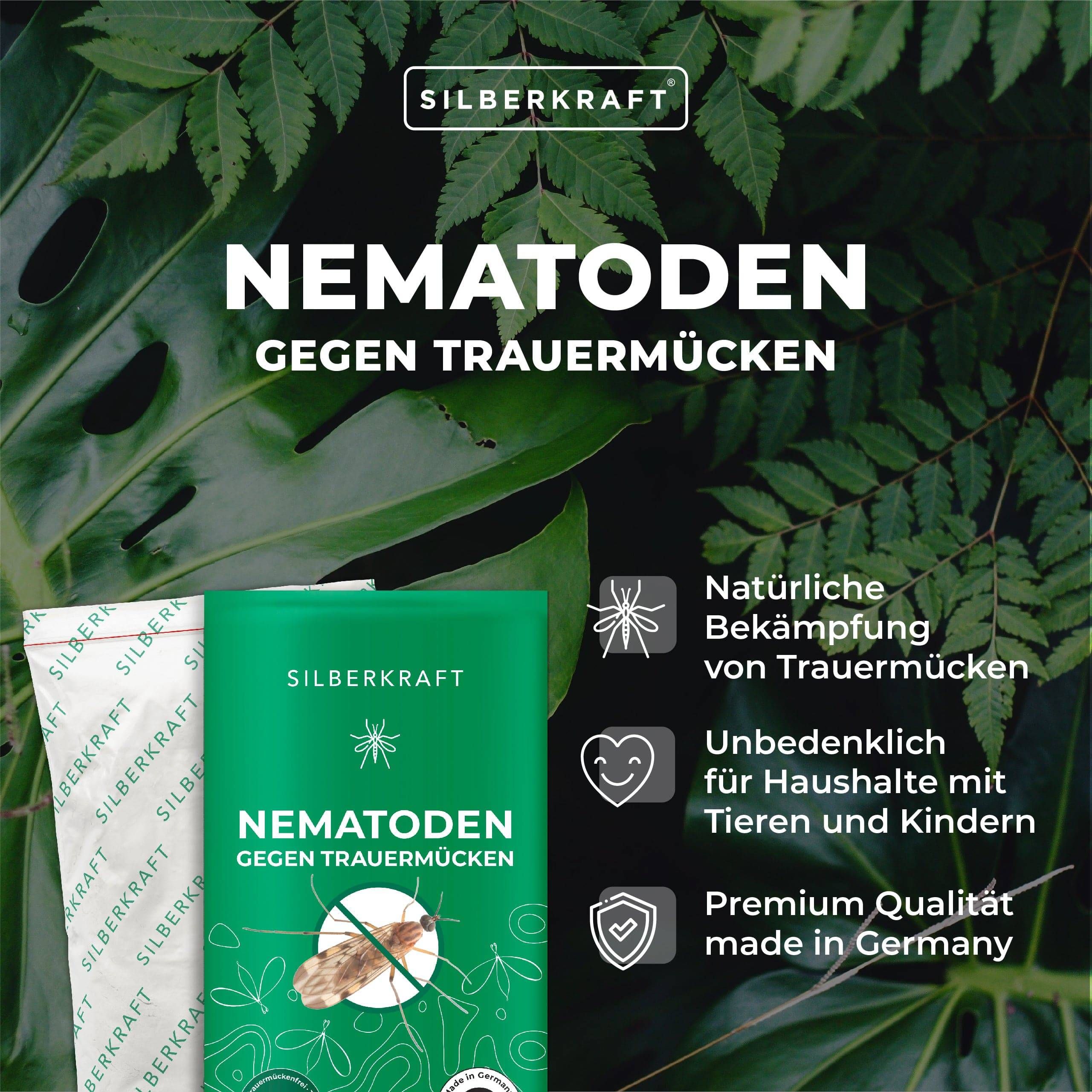 SILBERKRAFT SF Nematoden gegen Trauermücken 50 Mio