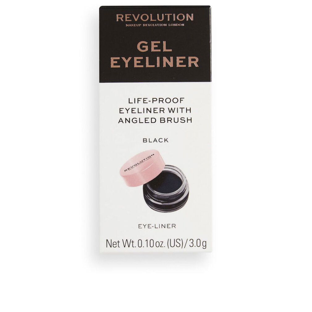 Revolution Makeup Revolution Gel Eyeliner Pot With Brush