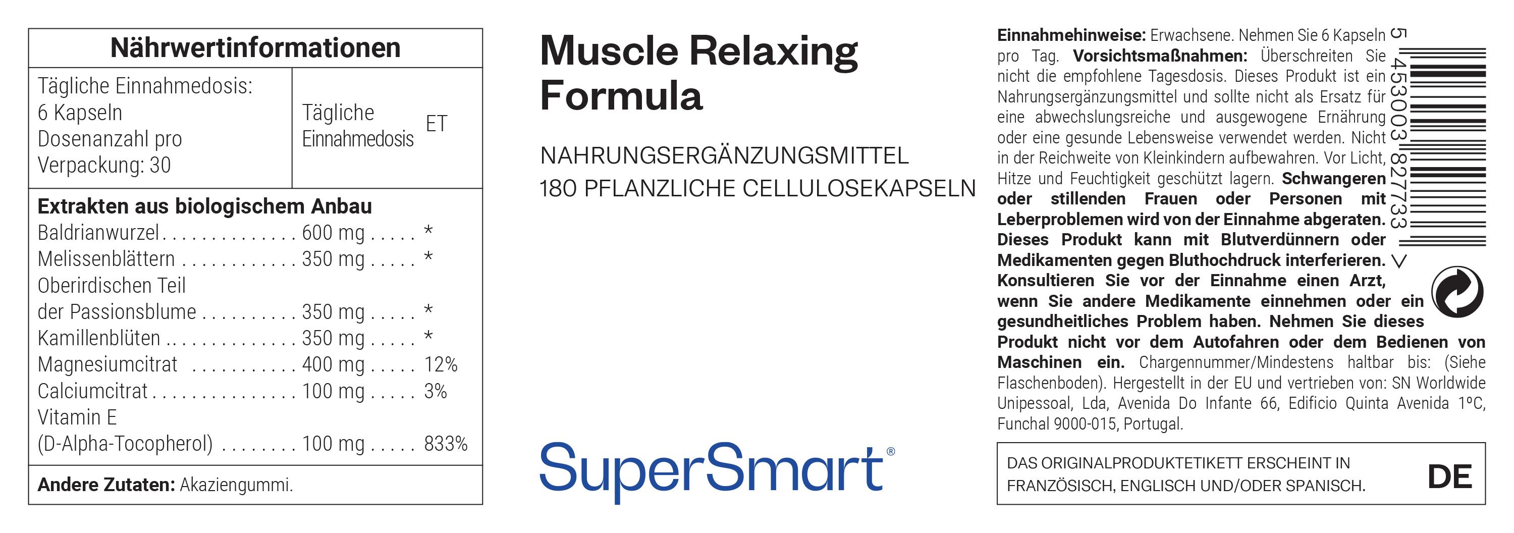 Muskelentspannungs-Formel - SuperSmart