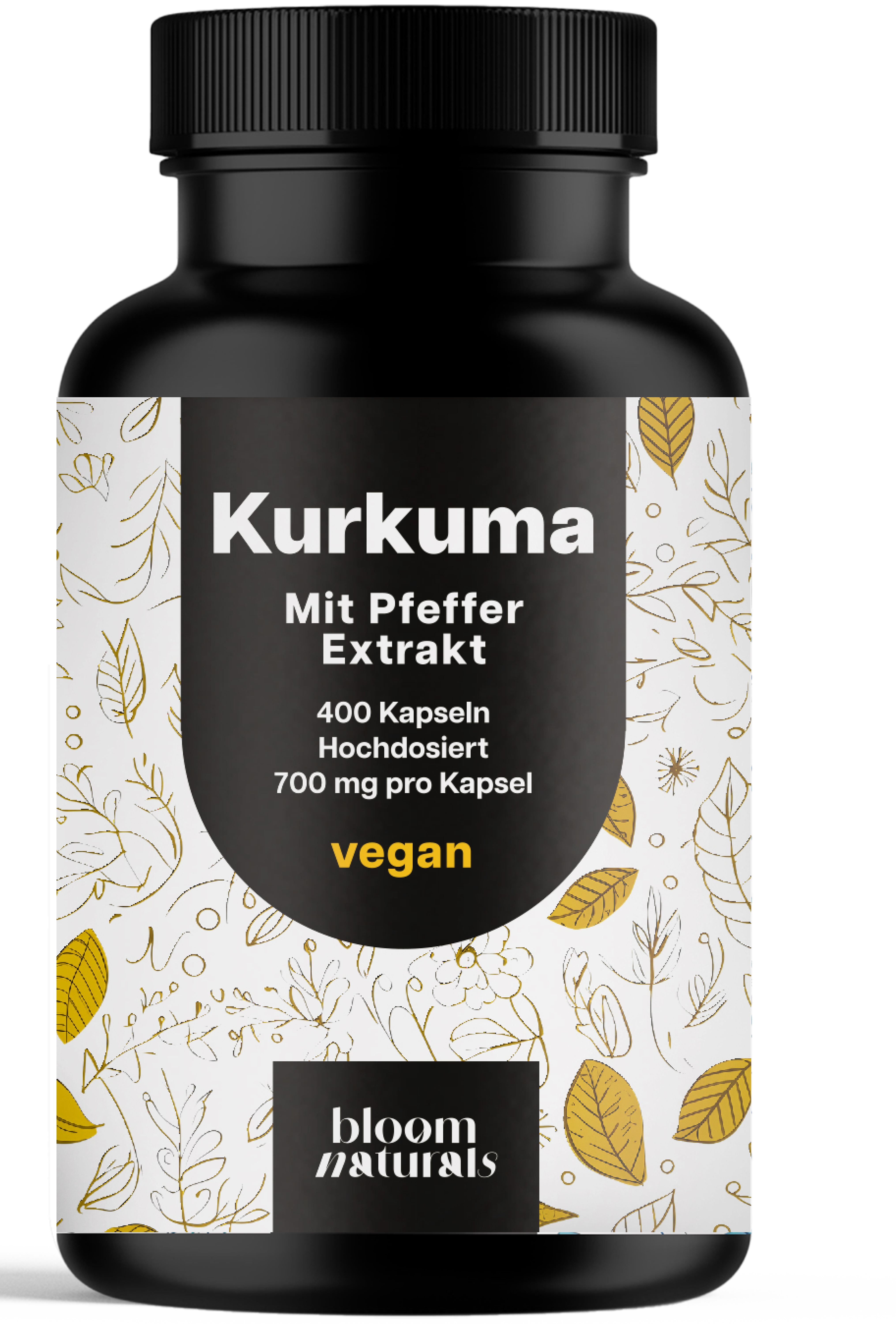 Bloom Naturals Kurkuma Kapseln