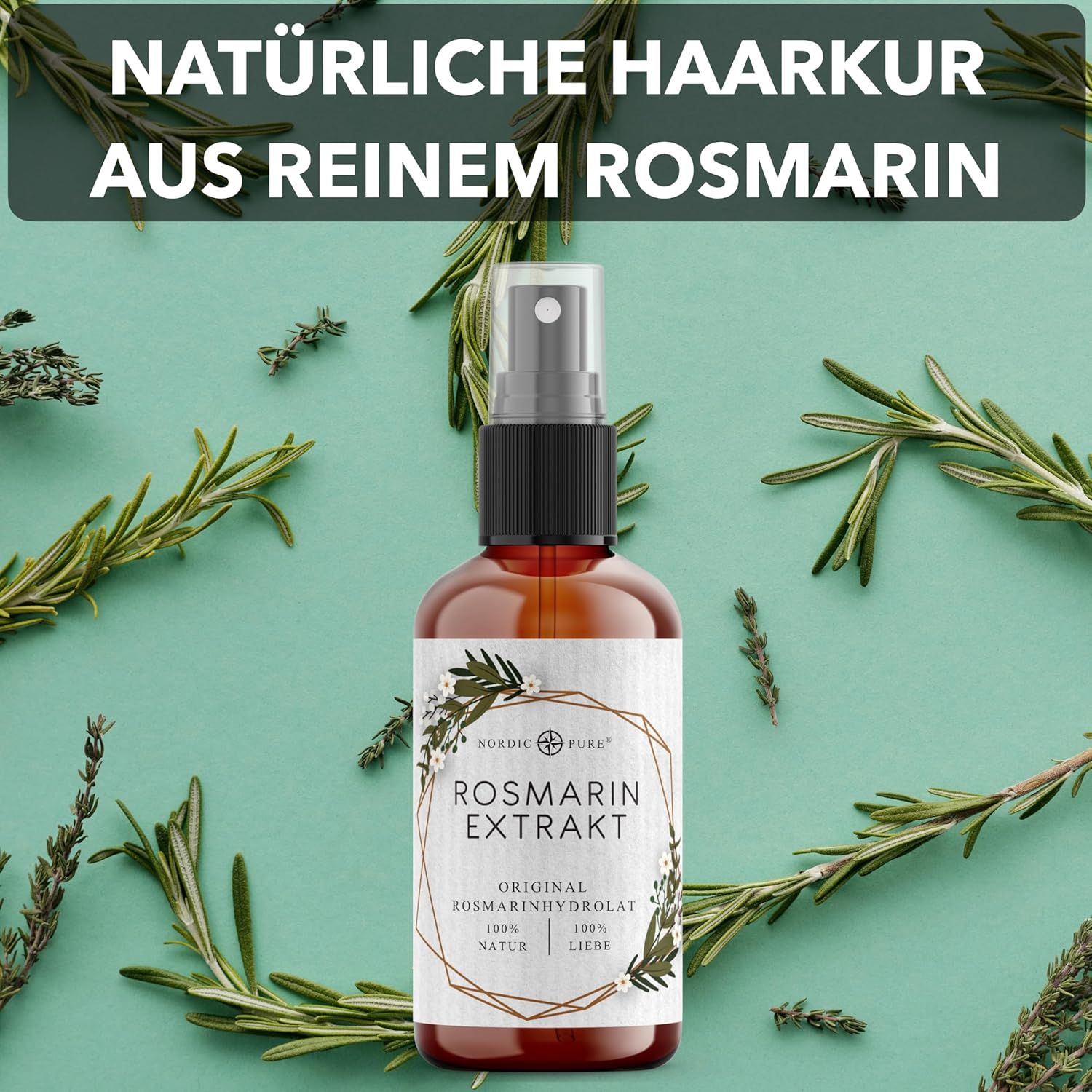 Nordic Pure Rosmarinwasser Haut & Haare